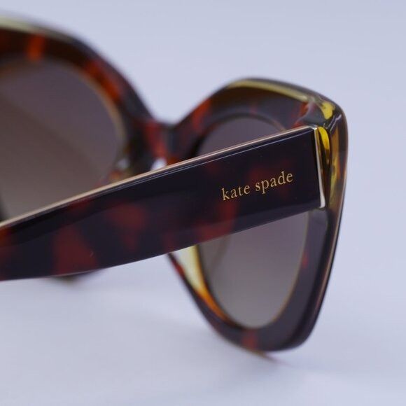 Kate Spade Kate Spade MARIGOLD/S 0086 LA Sunglasses Havana Cat Eye Size ONE SIZE - 8 Thumbnail