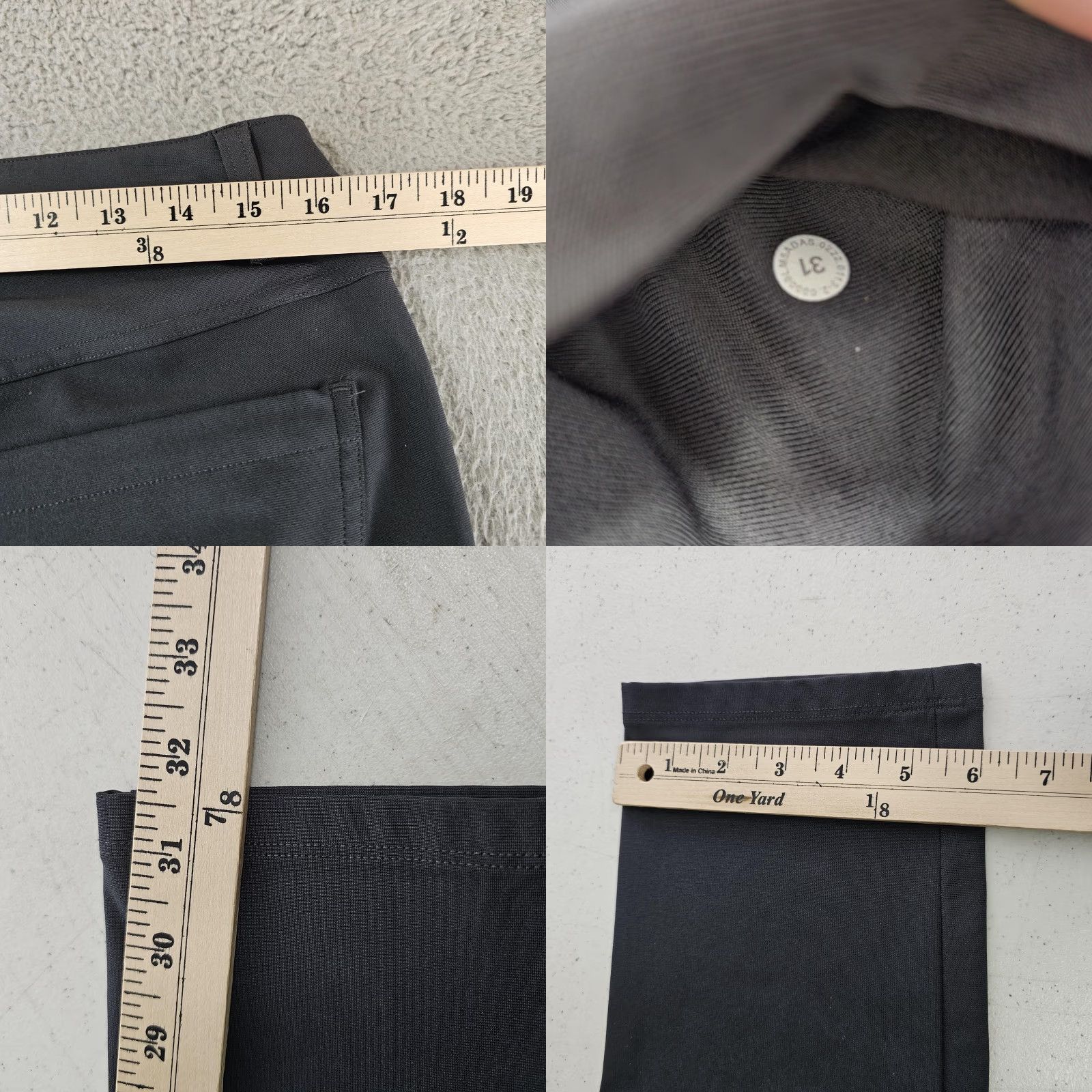 Lululemon Lululemon Mens Pants 31 Charcoal Five Pocket Stretch Chino Casual Work Travel Commuter Shirt? Size US 31 - 8 Thumbnail