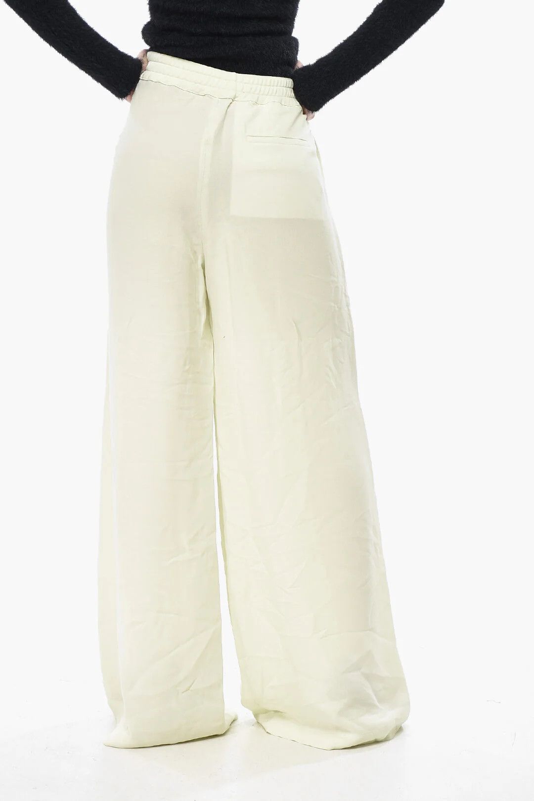 Off-White og1mm0426 Wide-Leg Pant in Green Size 32" / US 10 / IT 46 - 4 Thumbnail