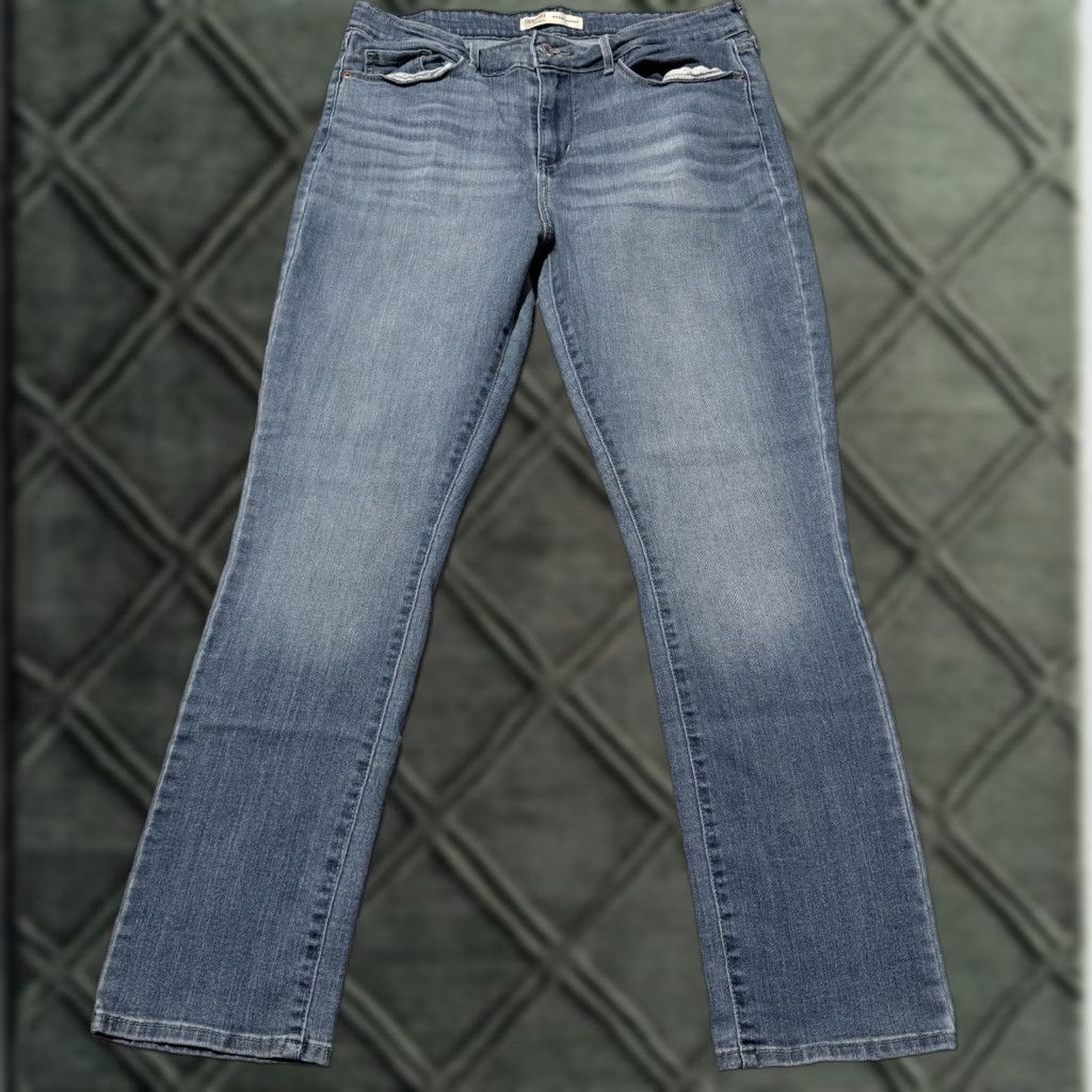 Levi's VINTAGE Signature by Levi's Strauss & Co. Mid Rise Straight Jeans Women Blue 14S 90s Mens Womens Size 36" / US 14 / IT 50 - 1 Thumbnail