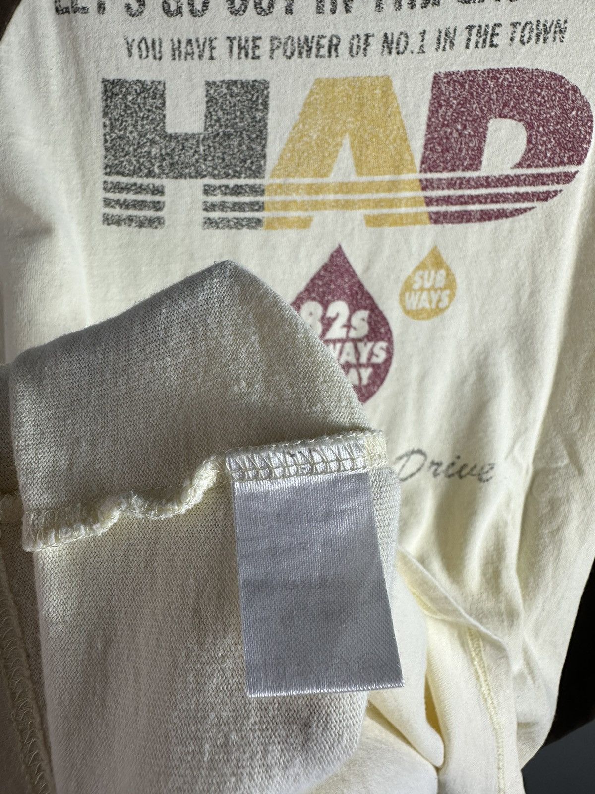 Beauty Beast × If Six Was Nine × Japanese Brand HARD AGAINTS DRIVE POEM LONG SLEEVE FADED IFSIX LGB STYLE Size US M / EU 48-50 / 2 - 8 Thumbnail