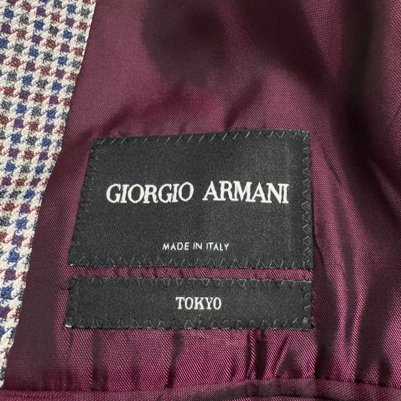 Giorgio Armani Giorgio Armani Plaid Suit Jacket. Size US L / EU 52-54 / 3 - 3 Thumbnail
