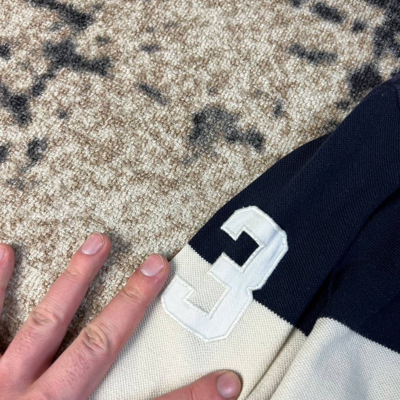 Ralph Lauren Ralph Lauren Vintage Y2K Mini Logo Rugby Long Sleeve Size XL / US 12-14 / IT 48-50 - 6 Thumbnail