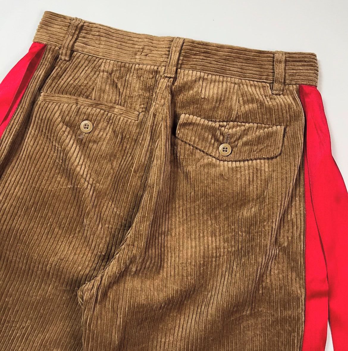 Undercover 2000s Undercover Corduroy Pleated Ribbon Bondage Pants Size US 28 / EU 44 - 3 Thumbnail