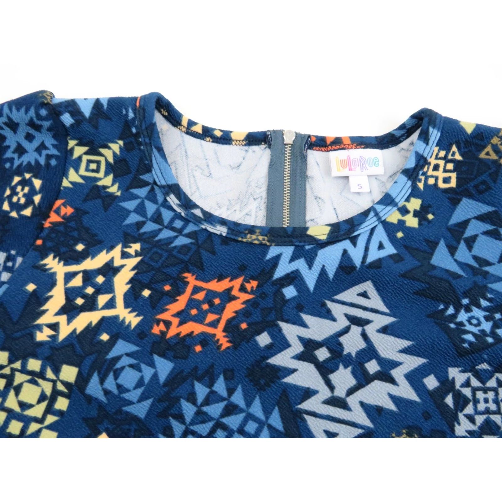 Vintage LuLaRoe Amelia Dress – Women’s S – Aztec Geometric Fit & Flare A-Line Dress Size S / US 4 / IT 40 - 6 Thumbnail