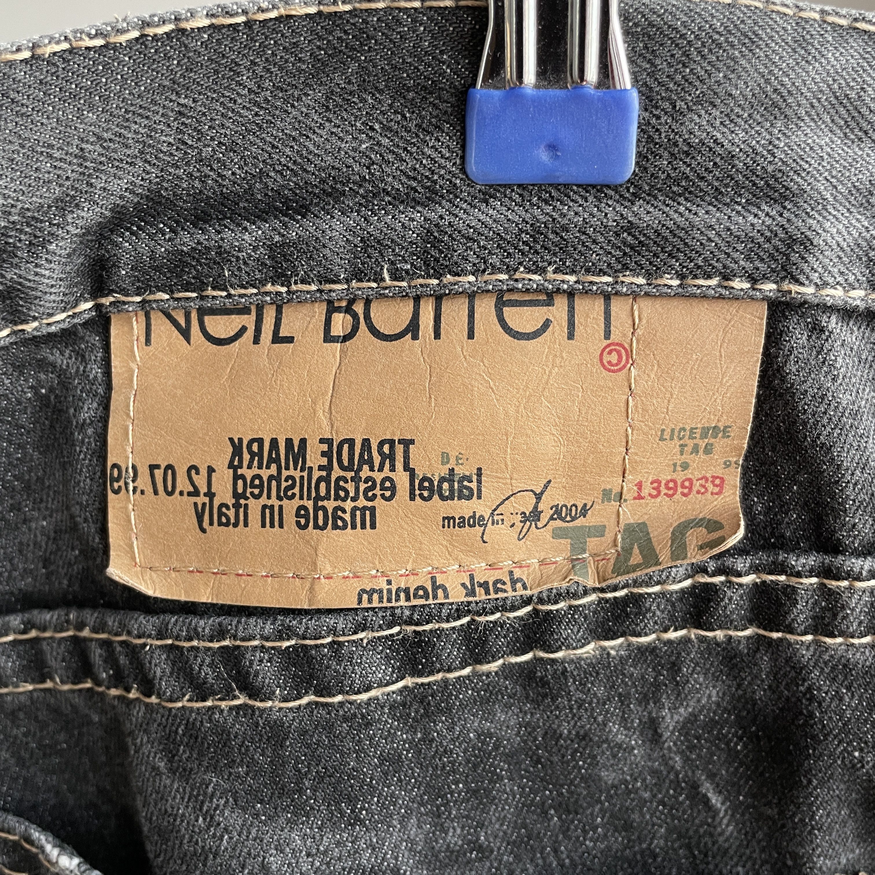 Neil Barrett Neil Barrett Vintage Bootcut Distressed Washed Black Denim Size US 38 / EU 54 - 15 Thumbnail