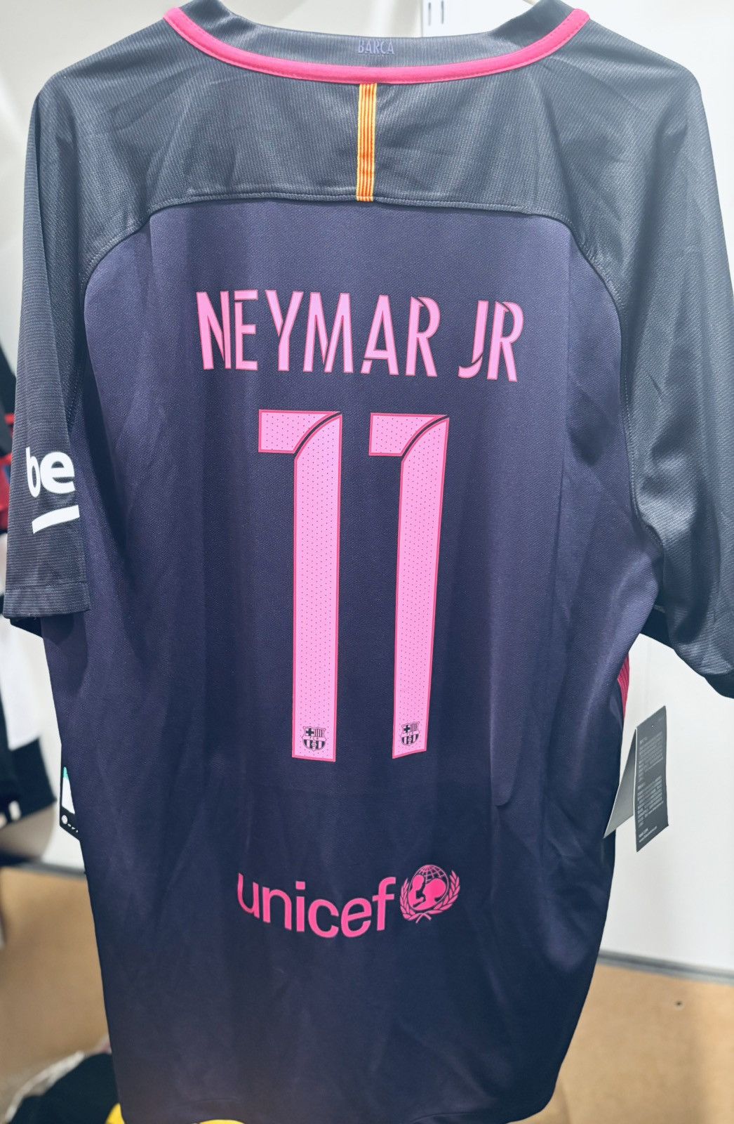 Nike Barcelona 2016/17 Neymar away jersey Size US XL / EU 56 / 4 - 2 Thumbnail