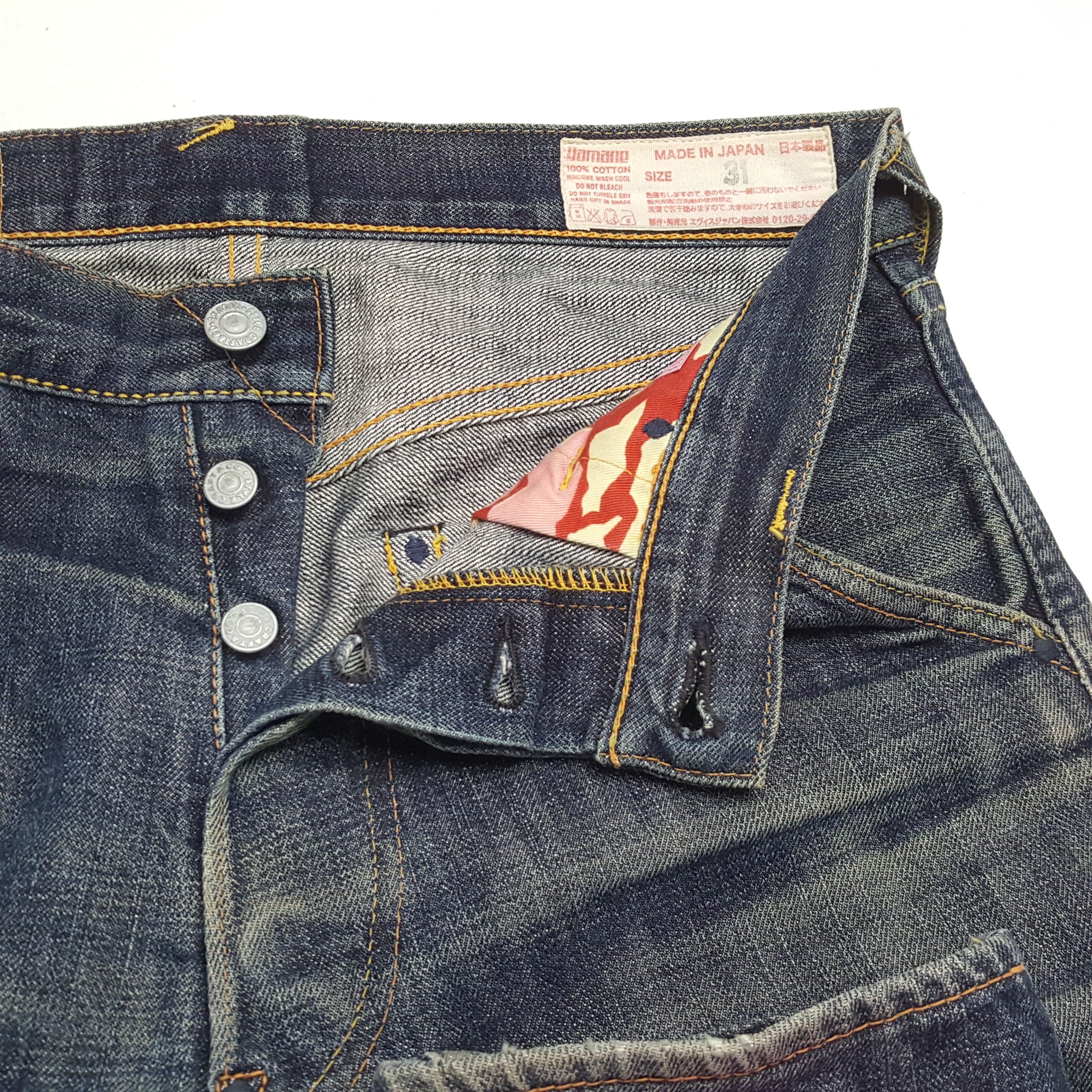 Evisu × Japanese Brand × Vintage Vintage EVISU Japanese Brand Daicock Custom Style Jeans Size US 30 / EU 46 - 12 Thumbnail