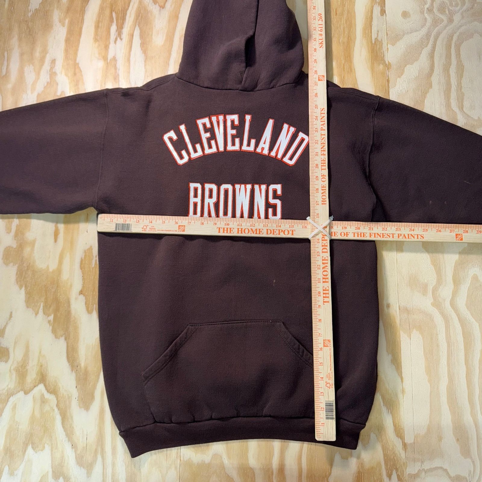 NFL Vintage Y2K Cleveland Browns 90s football russel NFL hoodie Size US M / EU 48-50 / 2 - 4 Thumbnail