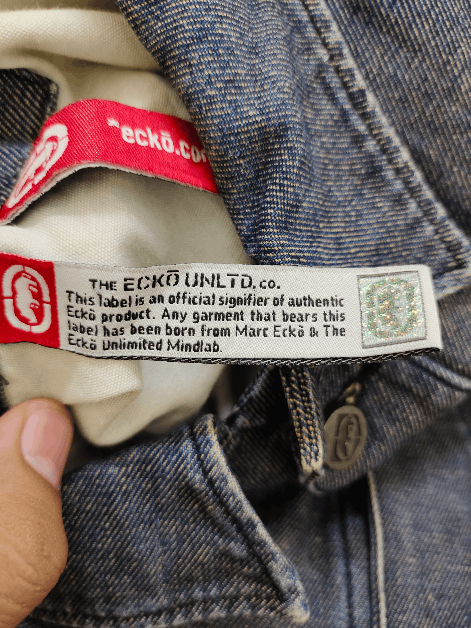 Ecko Unltd. Vintage Y2k Ecko Unltd Denim Jacket Size US XL / EU 56 / 4 - 18 Thumbnail