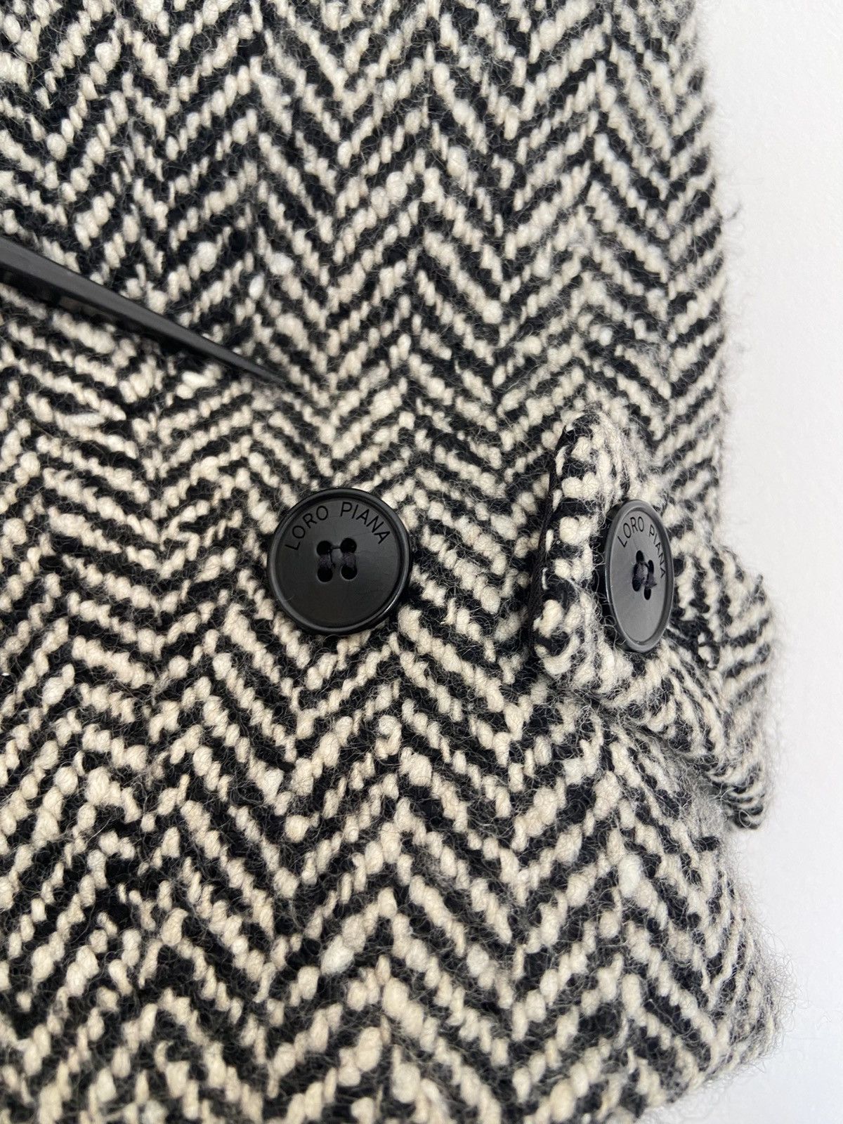 Loro Piana Loro Piana Cashmere/Wool Coat Size L / US 10 / IT 46 - 6 Thumbnail