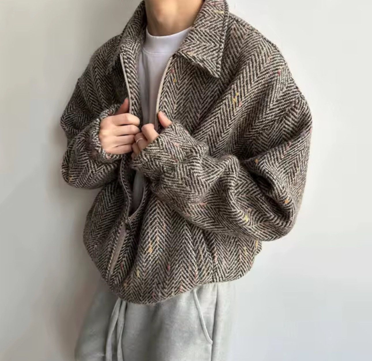 Vintage Plaid Retro Y2k Streetwear Zipper Casual Jacket Bomber Size US M / EU 48-50 / 2 - 4 Thumbnail