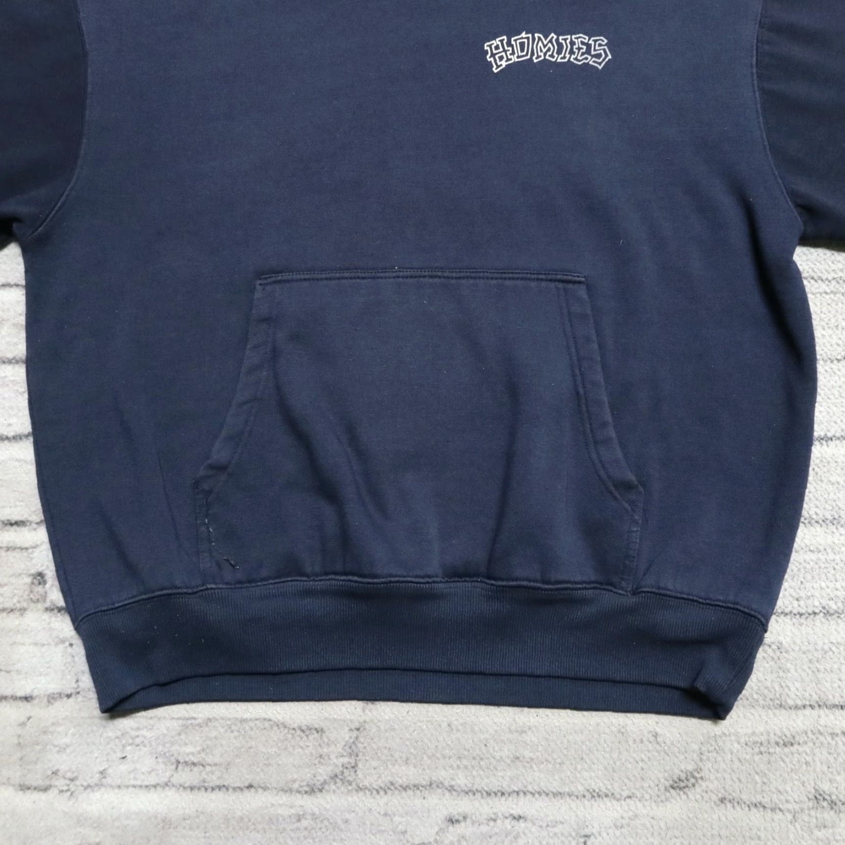 Vintage VINTAGE Homies Sweatshirt Shirt Navy M 90s Lowrider Pullover Mens Size US M / EU 48-50 / 2 - 4 Thumbnail