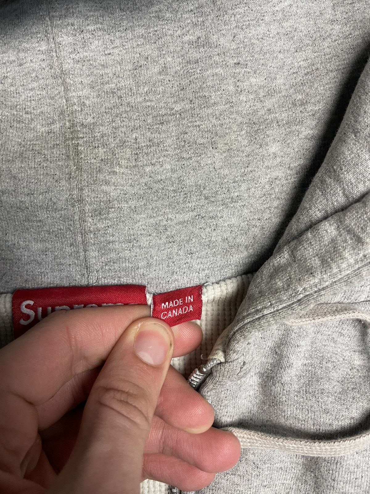 Supreme Supreme Heavyweight zip up jacket back logo Size US XL / EU 56 / 4 - 12 Thumbnail