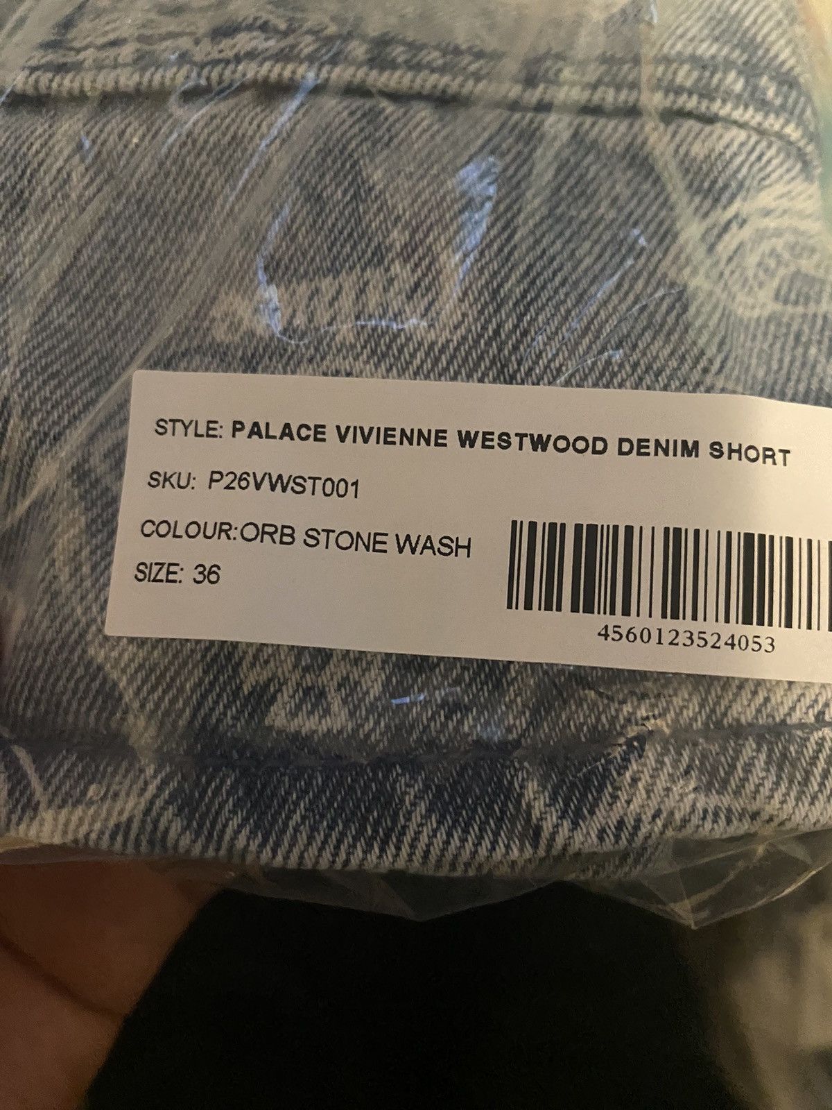 Palace × Vivienne Westwood Palace Vivienne Westwood Denim Shorts Orb Stone Wash 36 Size US 36 / EU 52 - 6 Thumbnail