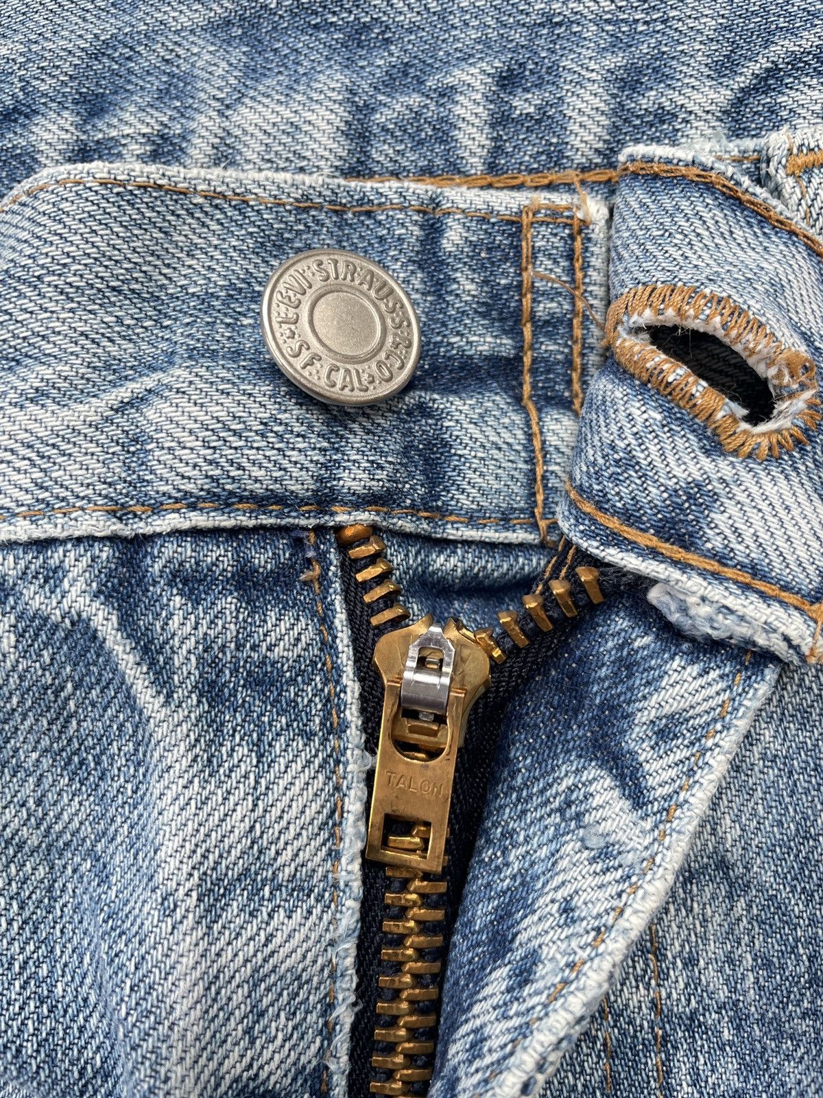 Levi's LEVIS 702XX BIG E DISTRESSED SELVEDGE JEANS Size US 30 / EU 46 - 8 Thumbnail