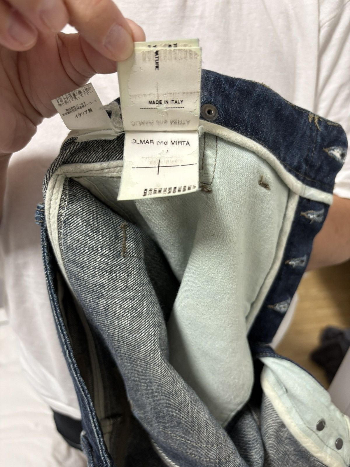 Rick Owens FW06 Rick Owens Dustulator Wide Leg Distressed Denim Jeans Size US 30 / EU 46 - 6 Thumbnail