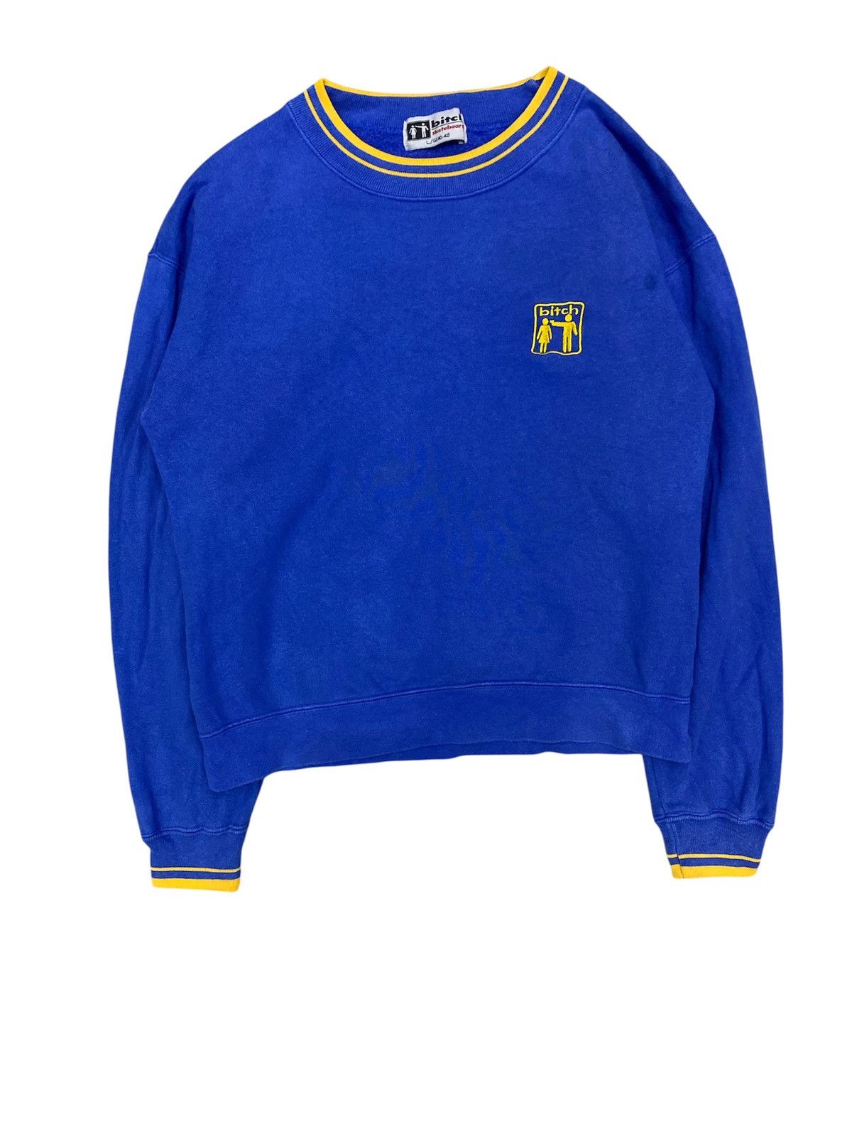 Hook-Ups 1990s BITCH skateboard iconic logo sweatshirt Size US M / EU 48-50 / 2 - 1 Thumbnail
