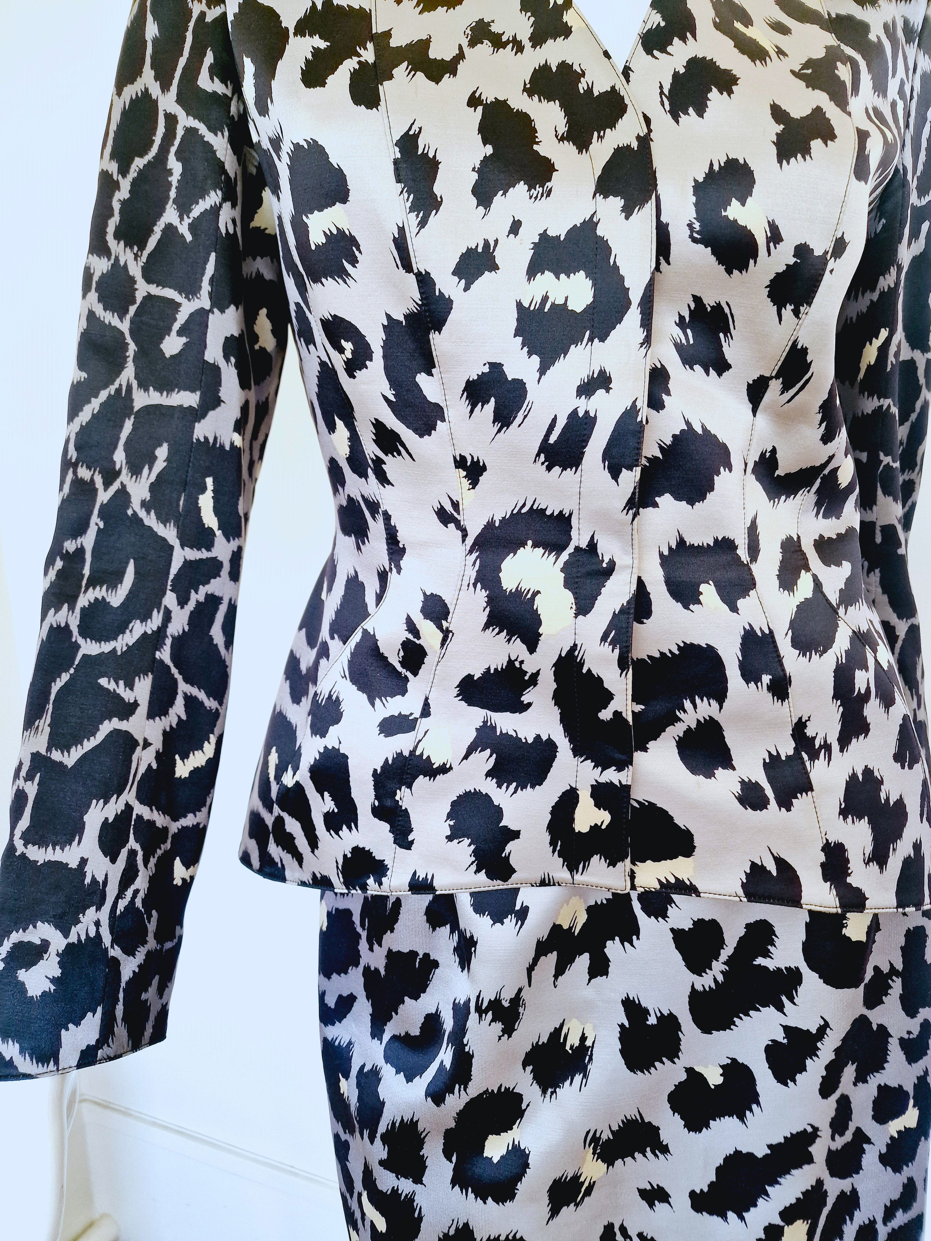 Thierry Mugler Thierry Mugler Couture F/W 2001 Beasts Leopard Dress Suit Size S / US 4 / IT 40 - 11 Thumbnail