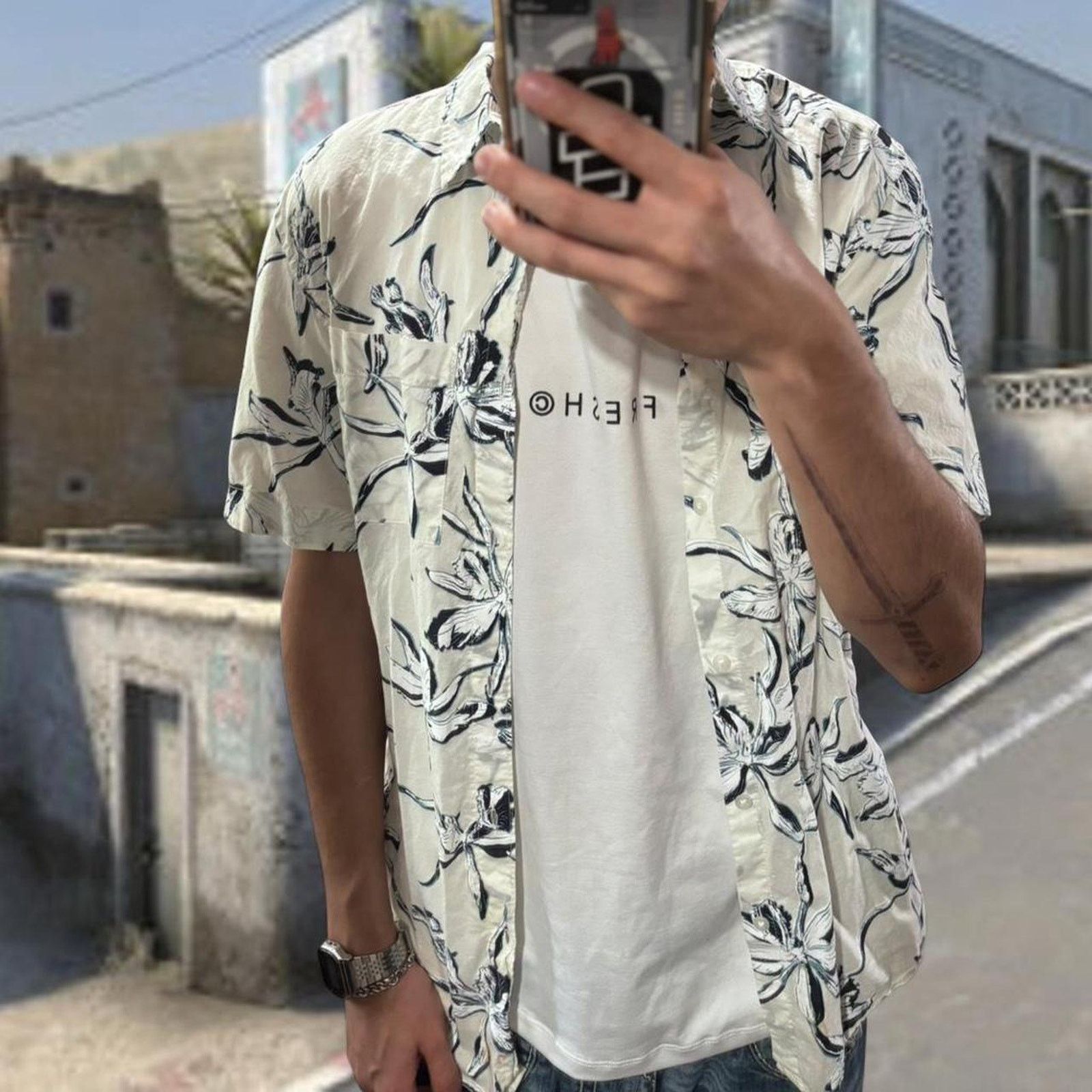 H&M White and black hm floral Size US XS / EU 42 / 0 - 1 Thumbnail