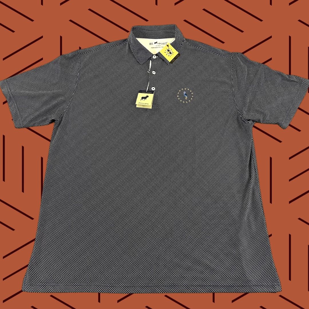 Vintage HORN LEGEND Polo Shirt Mens 2XL XXL LINKS AT PERRY CABIN Golf Performance NEW Size US XXL / EU 58 / 5 - 1 Thumbnail