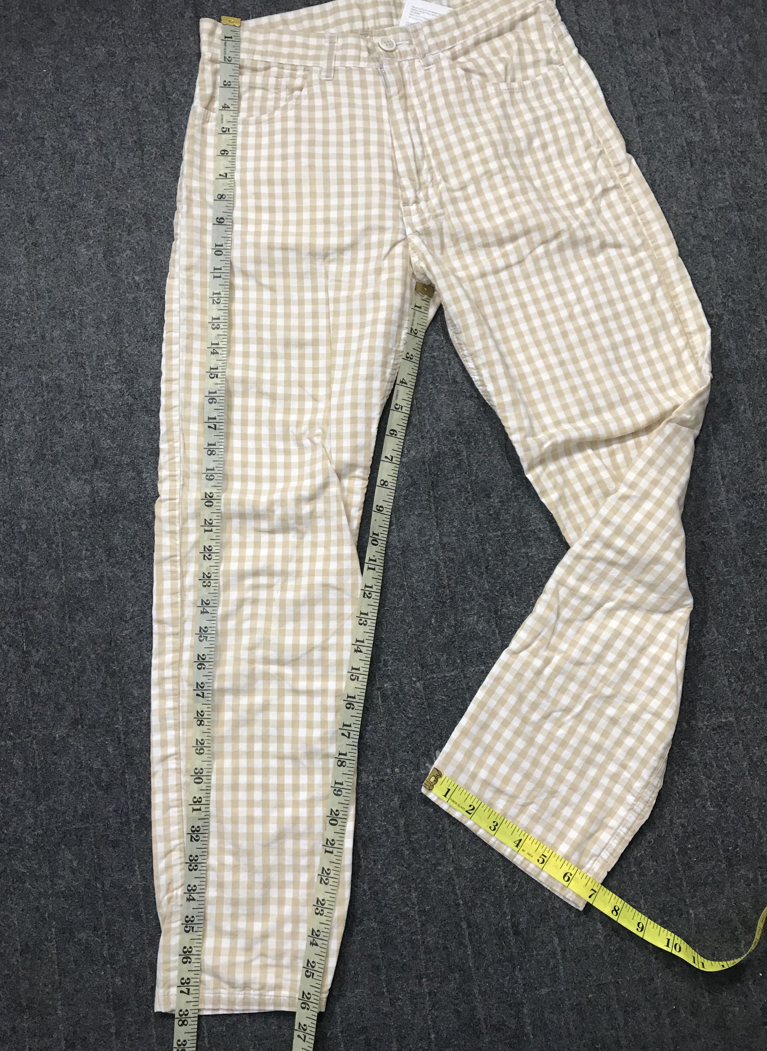 Comme des Garcons × Japanese Brand Comme Des Garçon Gingham Pant Slack Trouser Checked Size US 28 / EU 44 - 11 Thumbnail