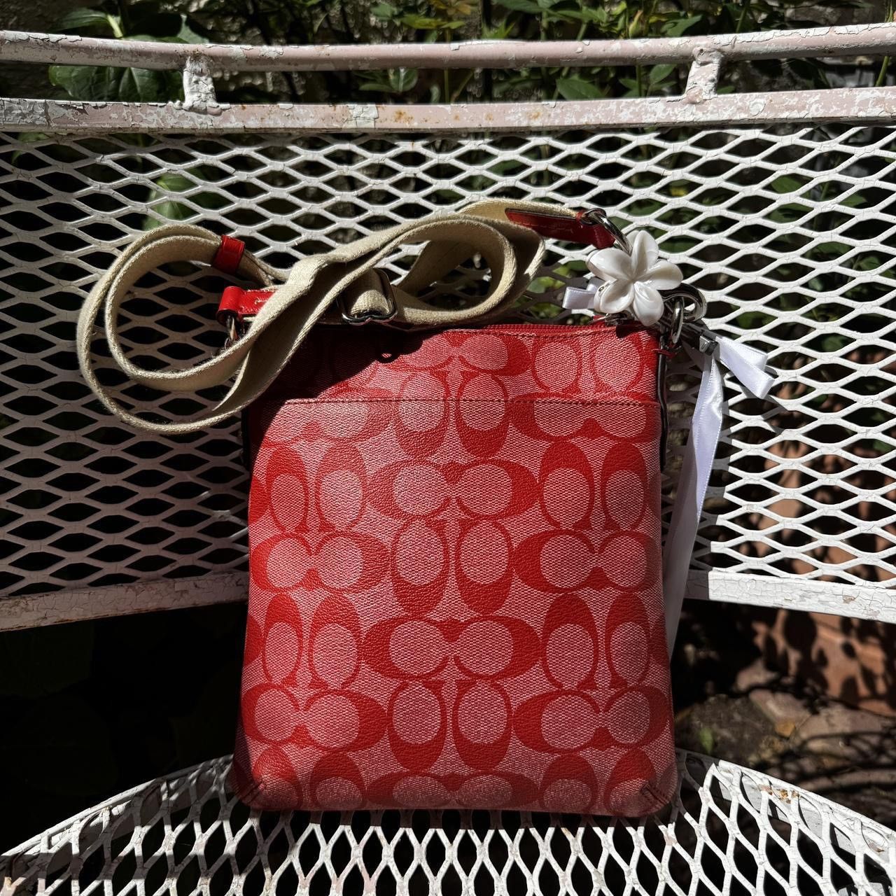 Coach Red Coach Monogramed Crossbody Size ONE SIZE - 2 Thumbnail