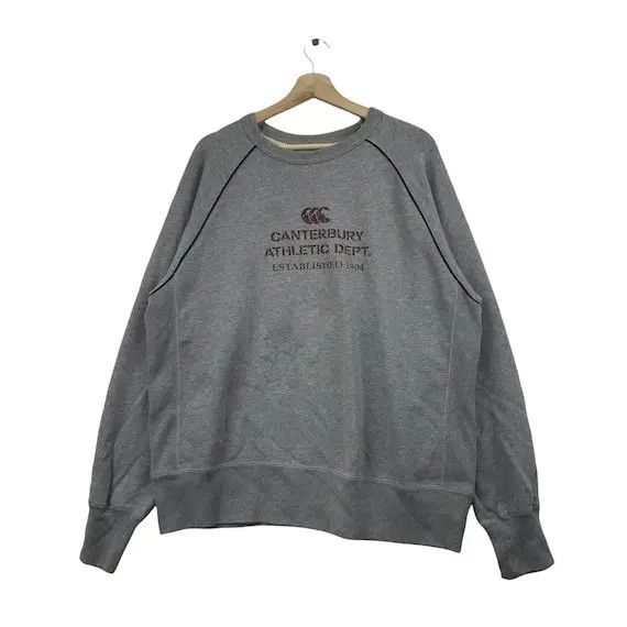 Canterbury of New Zealand Vtg CANTERBURY NEW ZEALAND Athletic Dept Sweatshirt Sweater Size US XL / EU 56 / 4 - 1 Thumbnail
