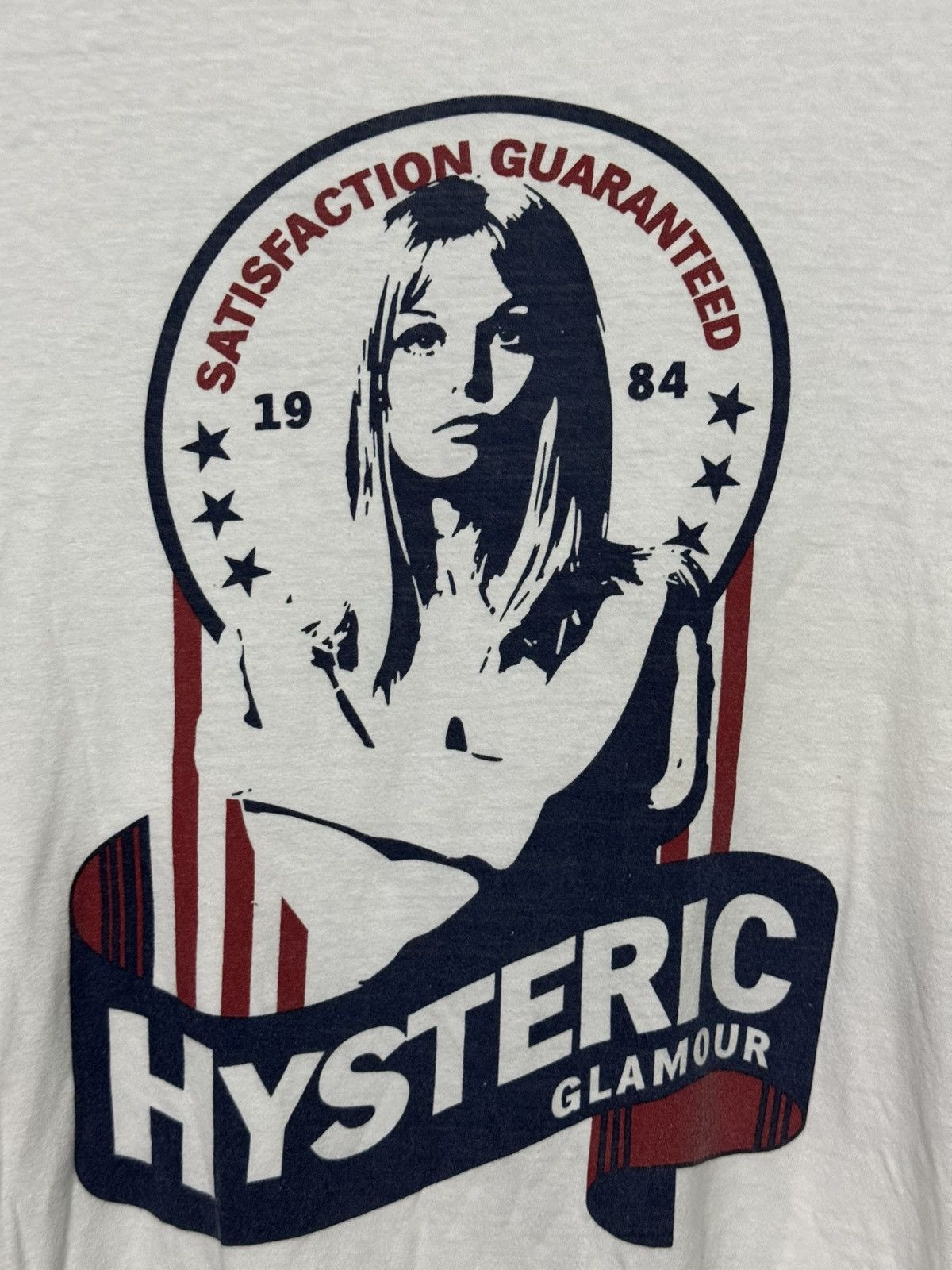 Hysteric Glamour VINTAGE HYSTERIC GLAMOUR SATISFACTION GUARANTEED BIG LOGO Size US L / EU 52-54 / 3 - 4 Thumbnail