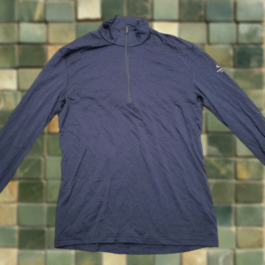 Icebreaker Icebreaker Shirt Mens L Blue Bodyfit 200 Merino Wool Baselayer LS Tee Size US L / EU 52-54 / 3 - 1 Thumbnail