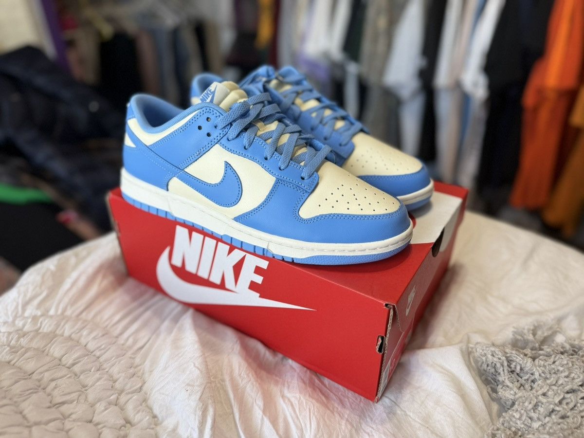 Nike University Blue Dunks (New) Size US 12 / EU 45 - 1 Thumbnail