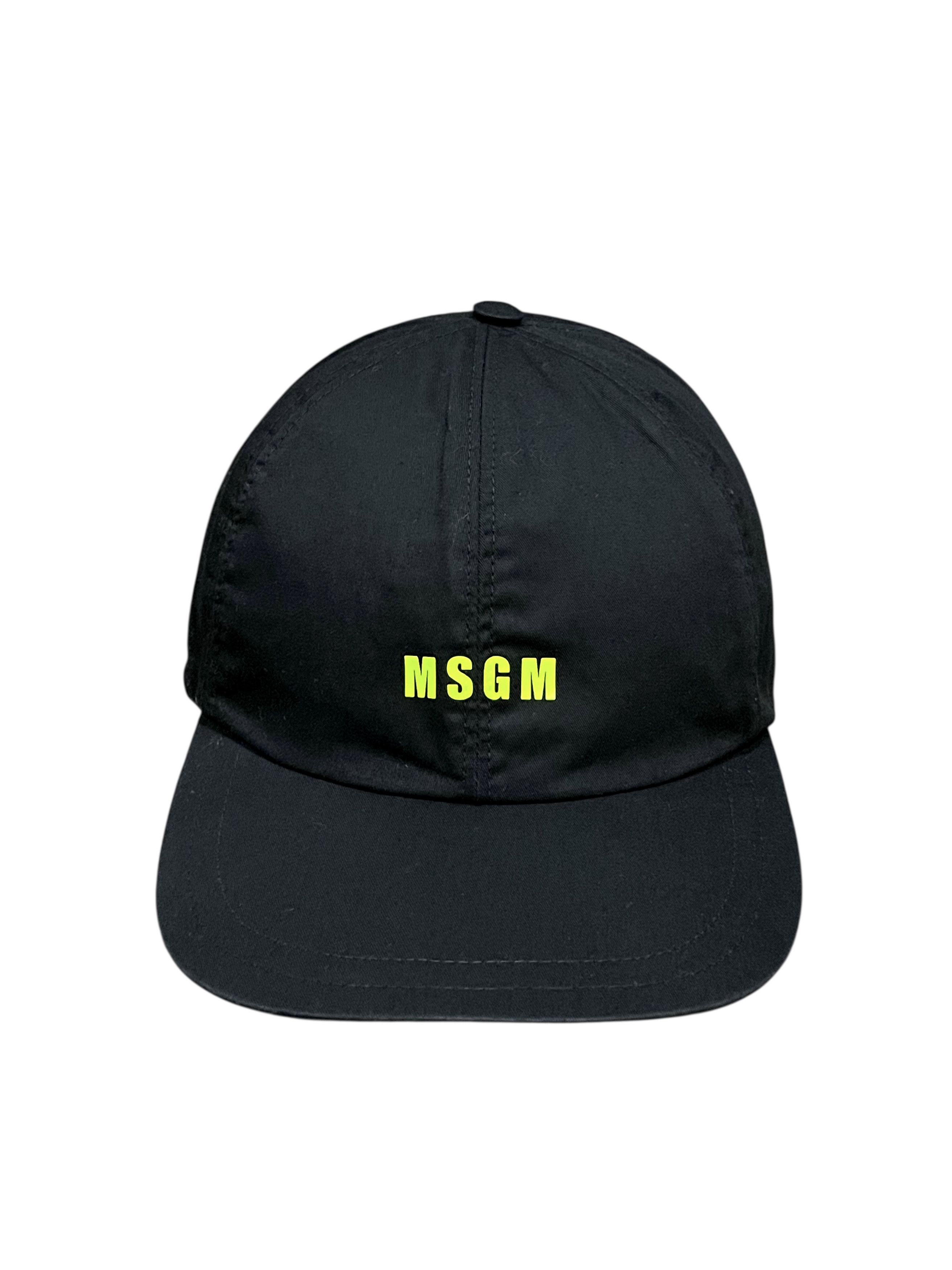 MSGM MSGM Italy 6 Panel Hat Neon Green Logo Cap Size ONE SIZE - 4 Thumbnail