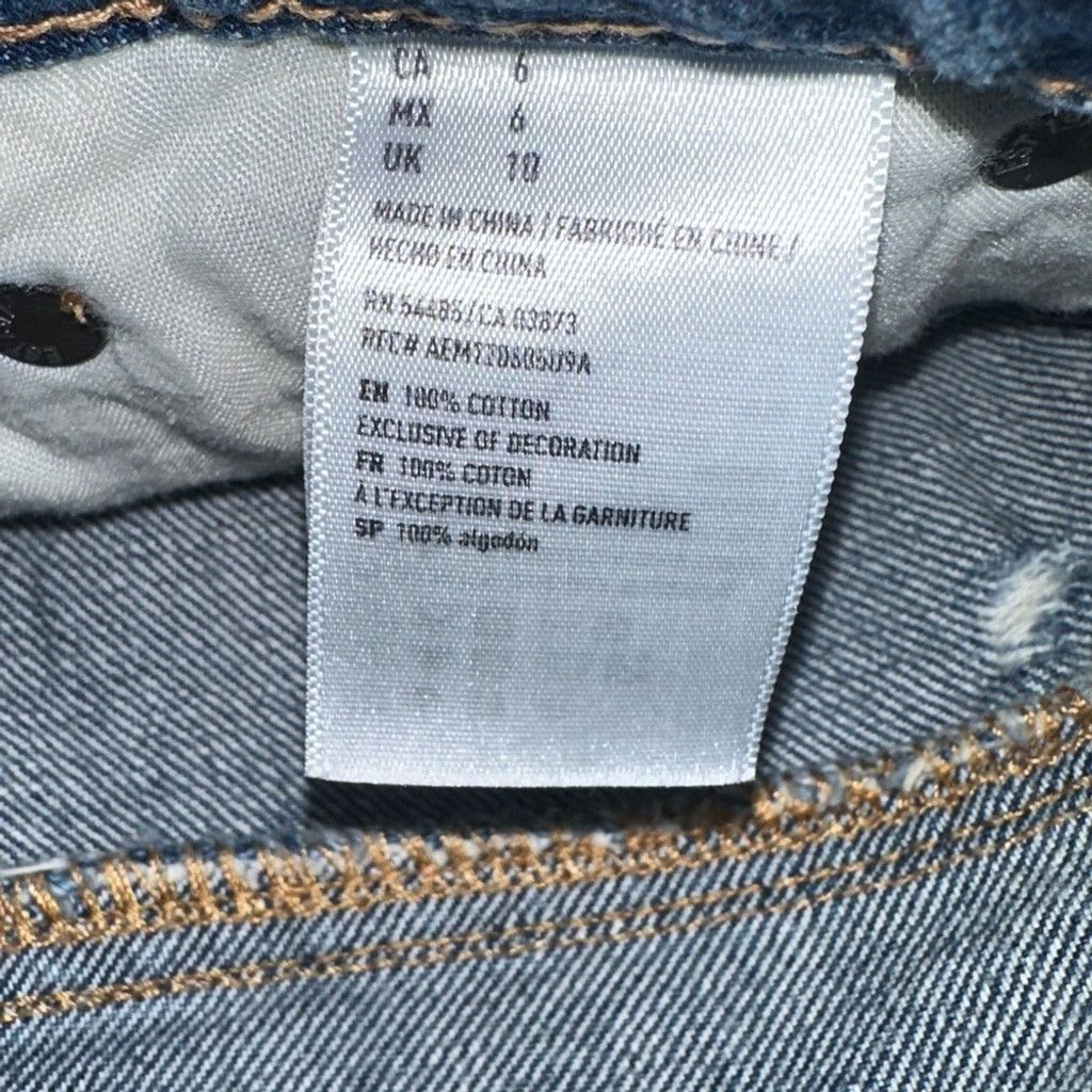 American Eagle Outfitters American Eagle Denim Mini Skirt Blue Women's Size 6. Size 28" / US 6 / IT 42 - 13 Thumbnail