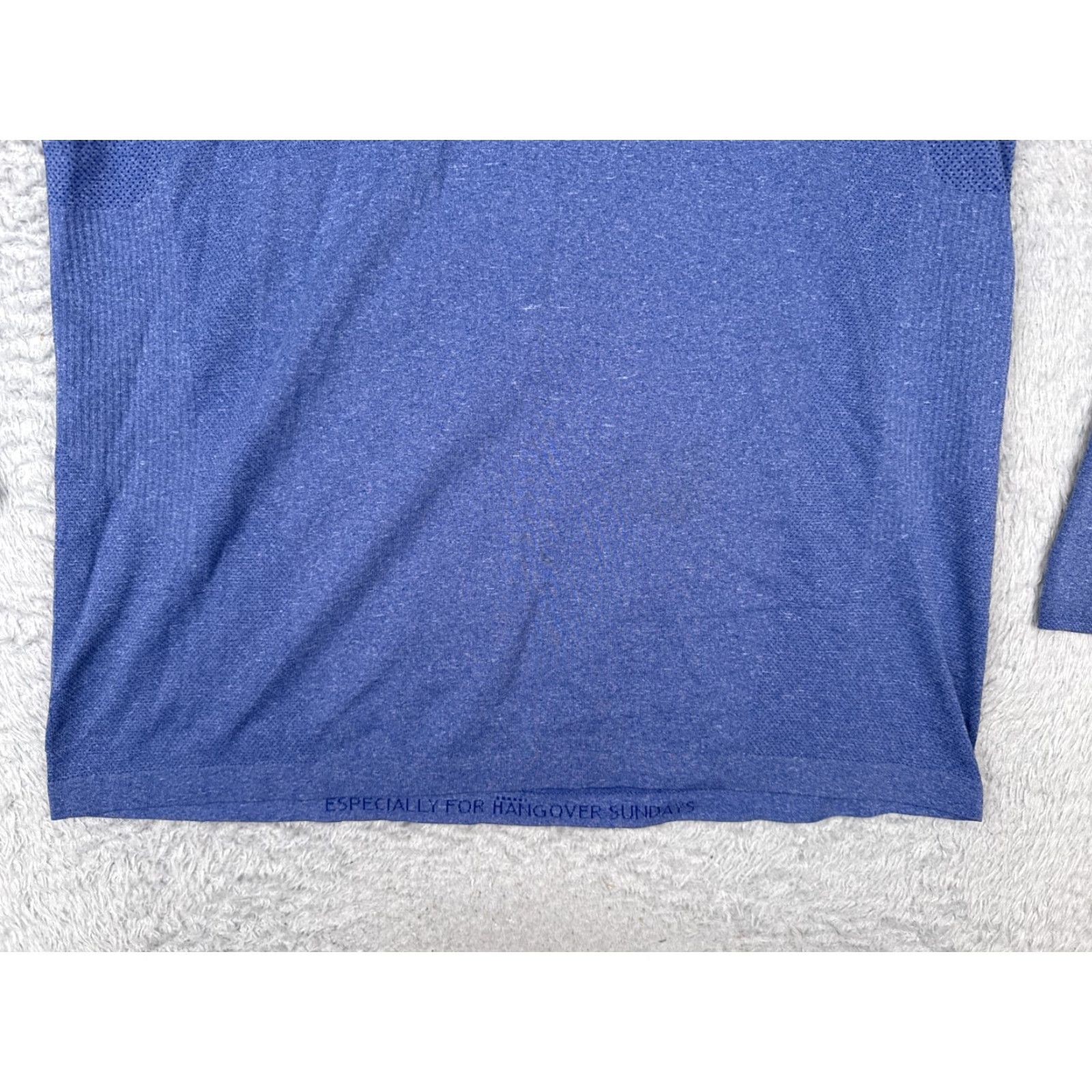 Lululemon Lululemon Shirt Men XL Blue Metal Vent Tech Long Sleeve Shirt Size US XL / EU 56 / 4 - 5 Thumbnail