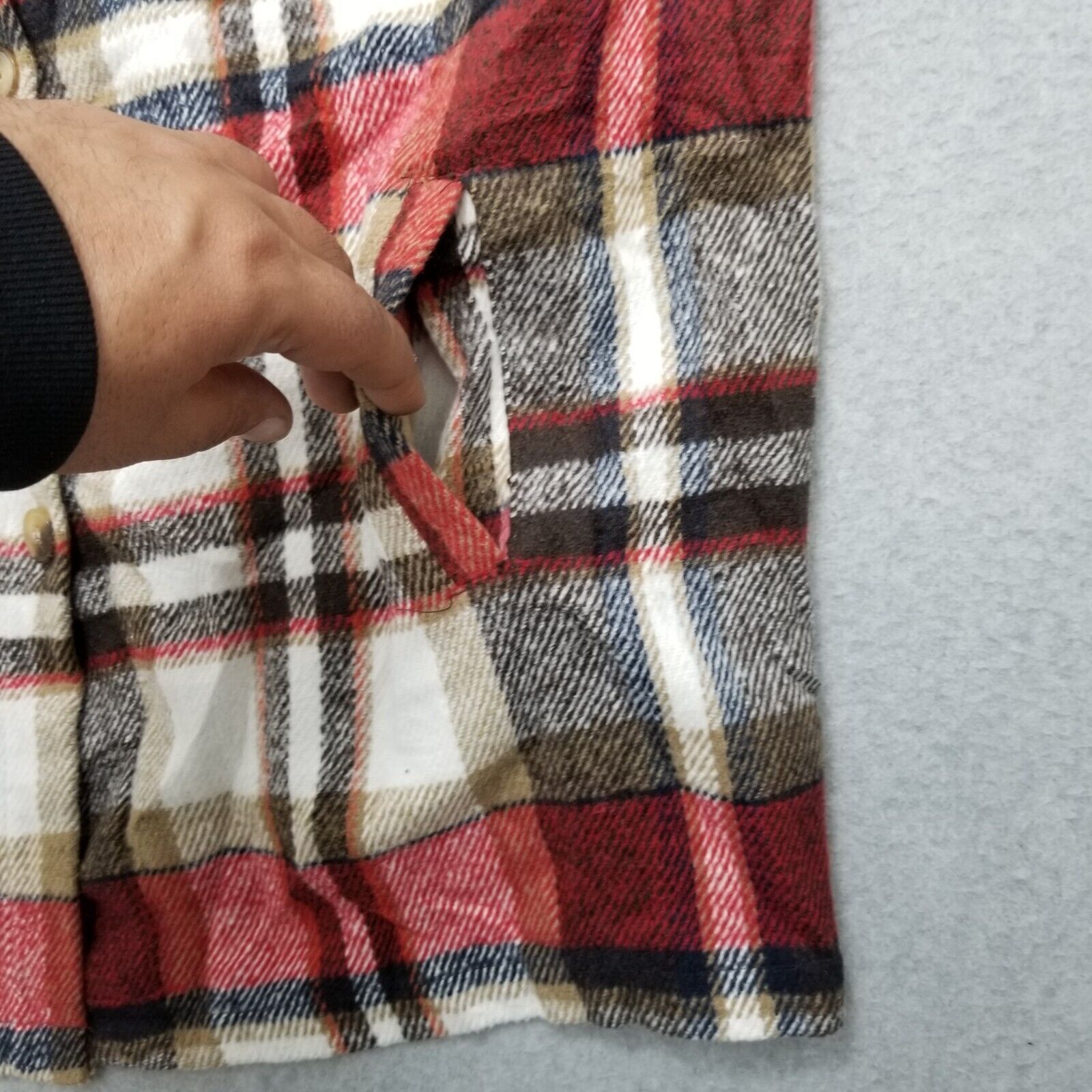 Other Knapp Studio Jacket Womens Large Plaid Button Up Shaket Size L / US 10 / IT 46 - 10 Thumbnail