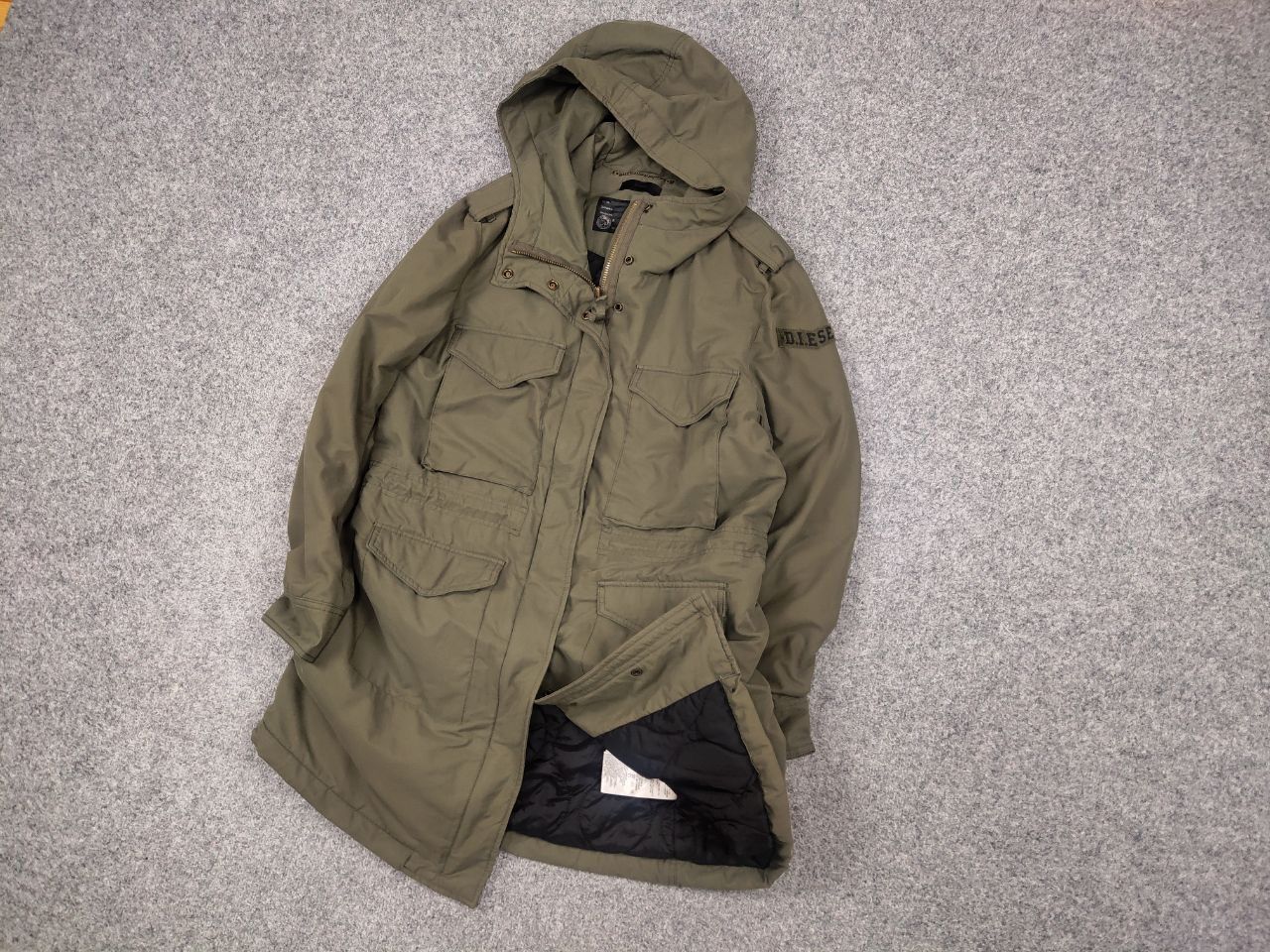 Diesel Diesel superior protection Military M65 Parka hoodie jacket Size L / US 10 / IT 46 - 3 Thumbnail