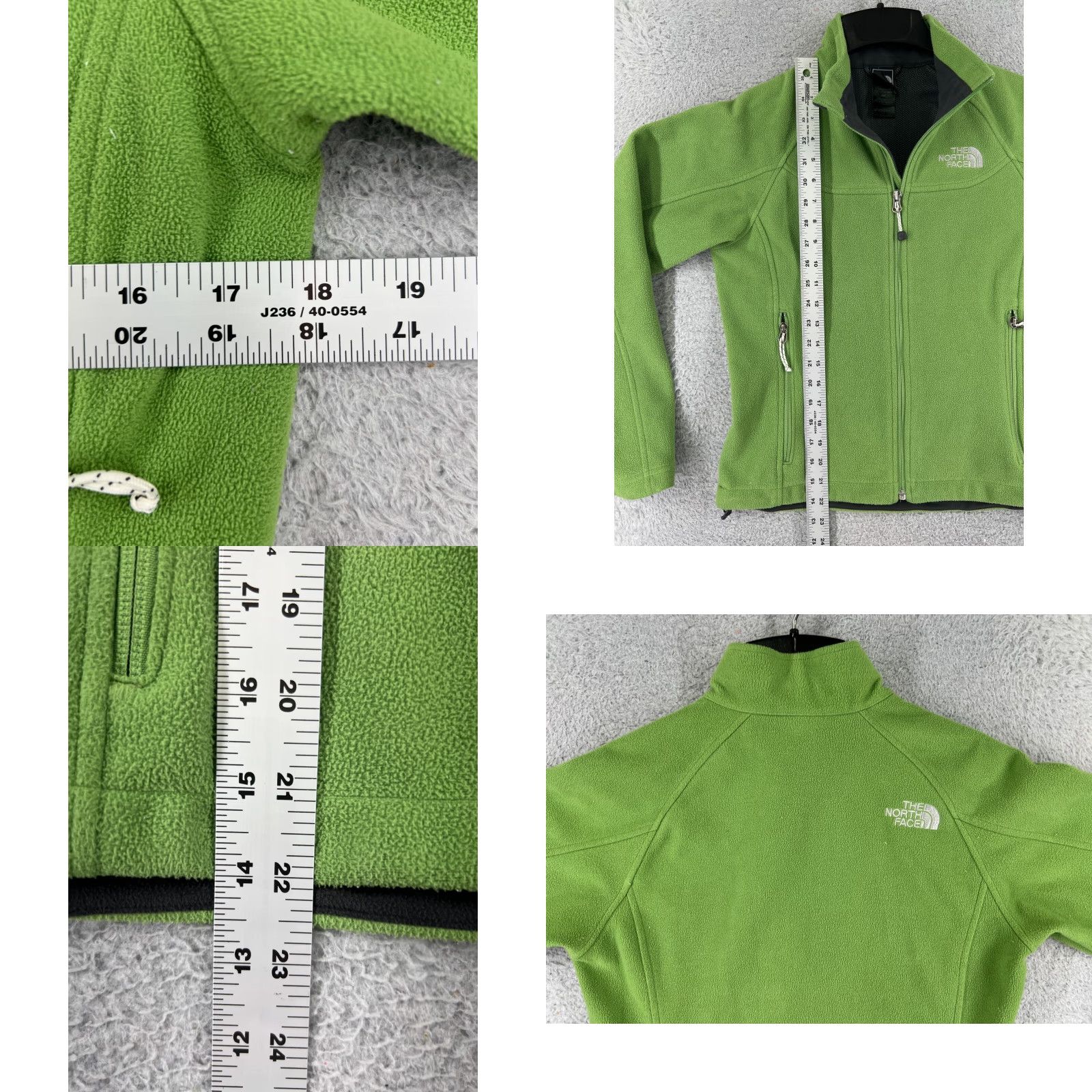 The North Face The North Face Jacket Womens Small Green Zip Fleece Pockets Cozy Outdoor Camp Size M / US 6-8 / IT 42-44 - 9 Thumbnail