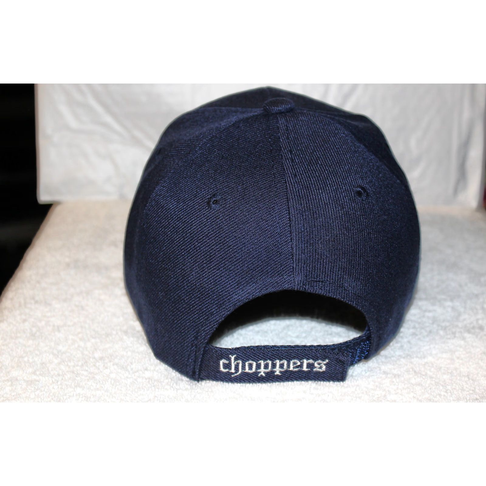 Vintage VINTAGE ACE Motorcycle Cap Baseball Hat Adult Adjustable DARK BLUE Eagle Wings Ride Hard Die Free Biker 90s Mens Size ONE SIZE - 3 Thumbnail