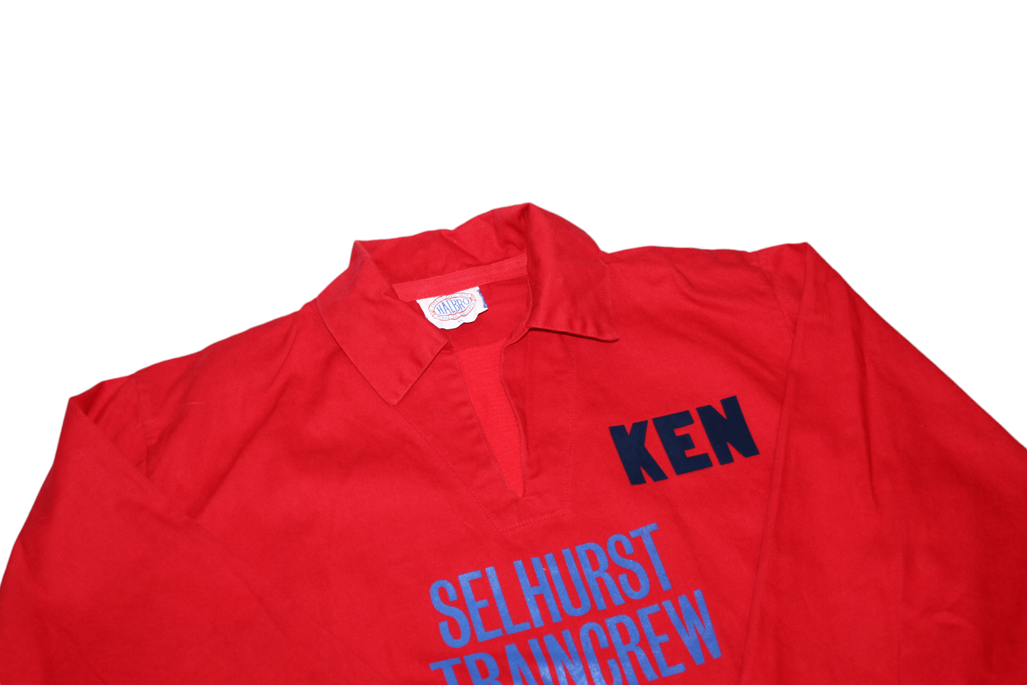 Other UK VTG 70's 80's Halbro UK Rugged Twill Rugby Polo Shirt Size US XL / EU 56 / 4 - 4 Thumbnail