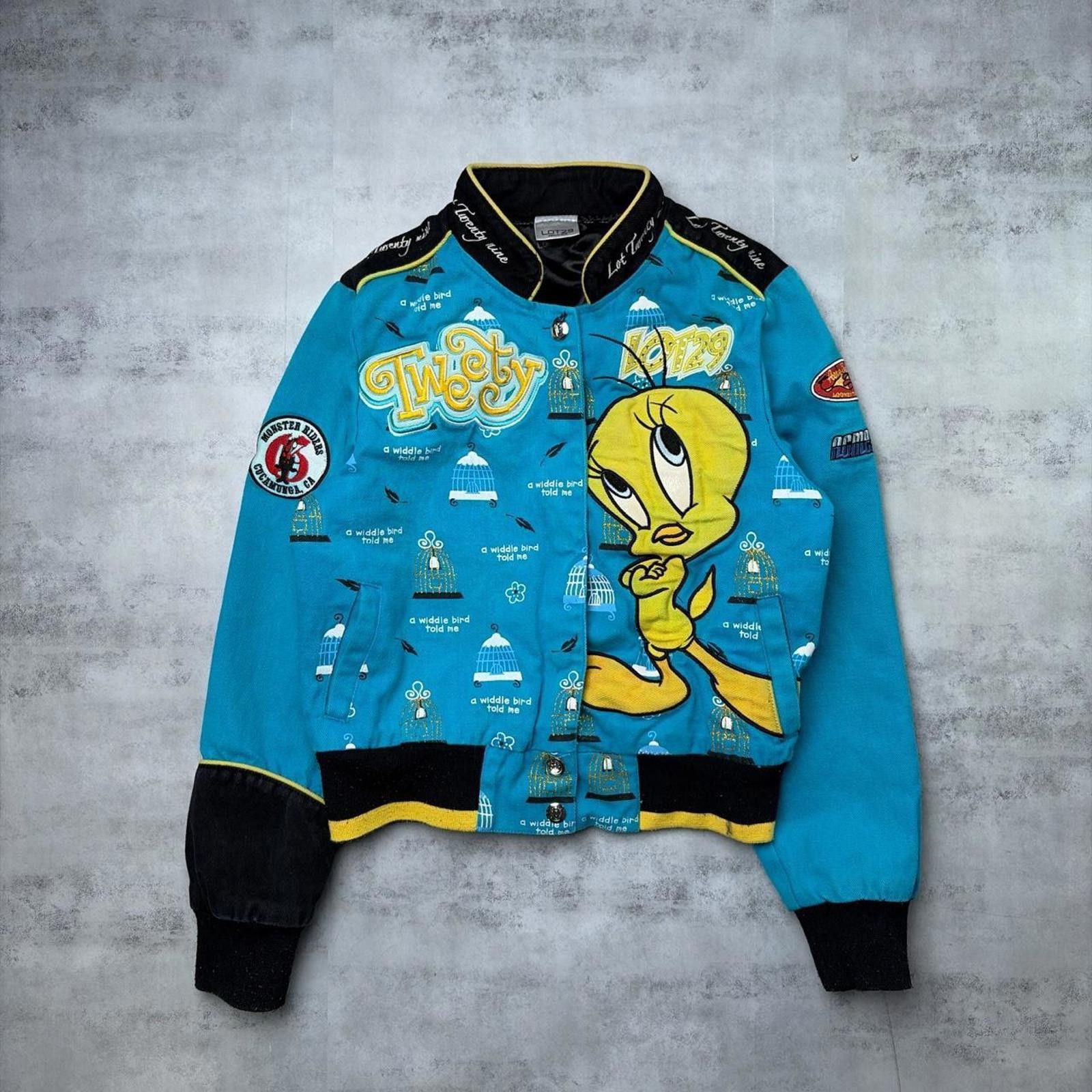 Other Vintage Blue Lot 29 Tweety Bird Racing Jacket | Grailed