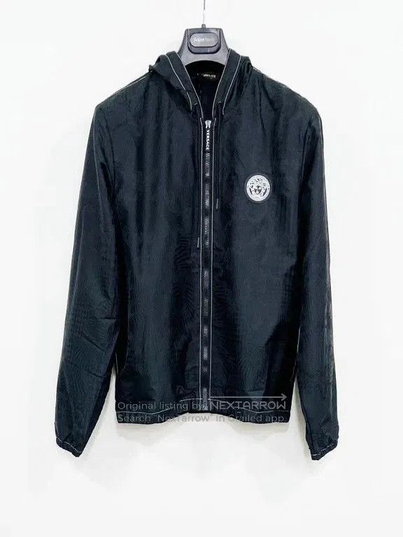 Versace VERSACE Men's Windproof Hooded Jacket. Size US L / EU 52-54 / 3 - 1 Thumbnail