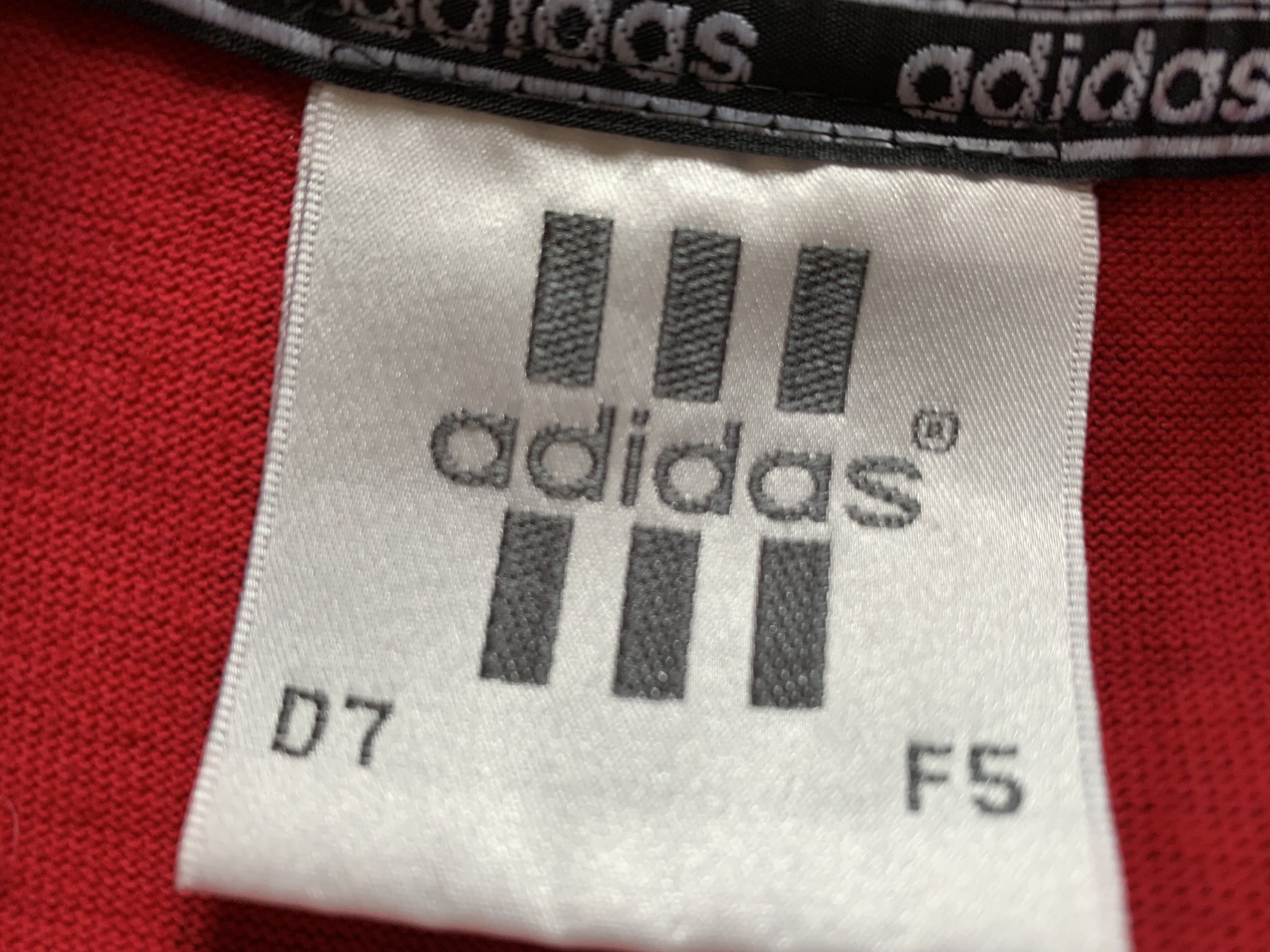 Adidas × Vintage Adidas D7 Vintage Stripe Cotton Longsleeve Size US L / EU 52-54 / 3 - 5 Thumbnail