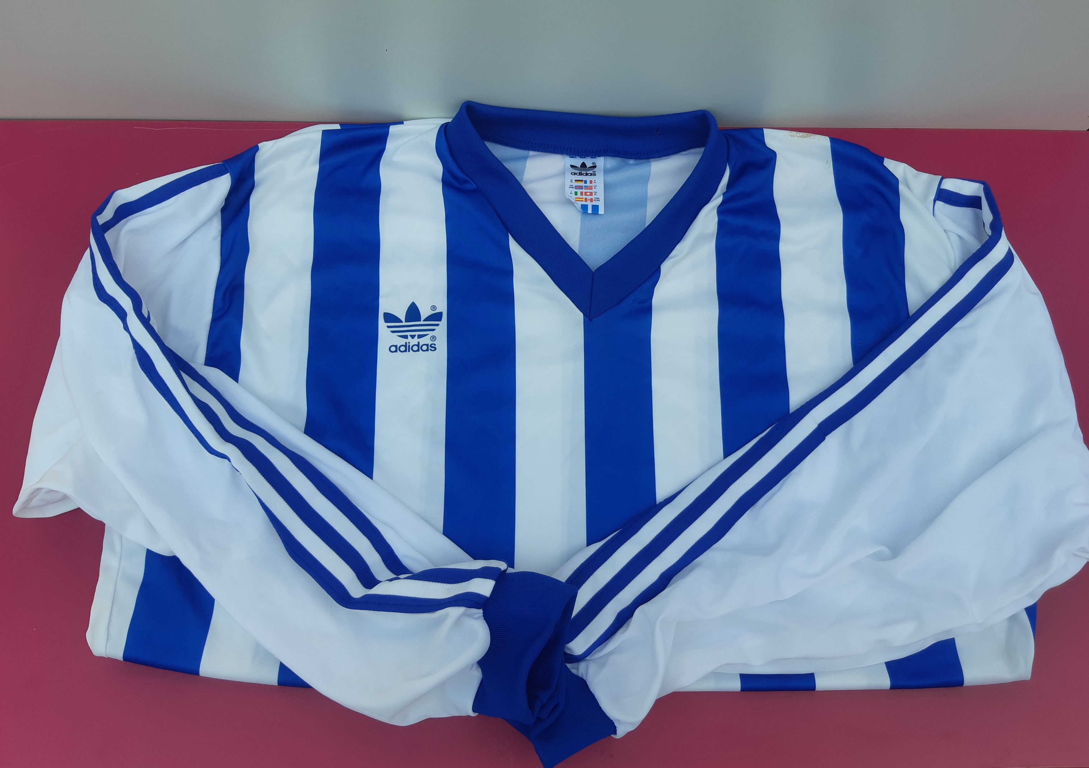 Adidas 90s ADIDAS Soccer Jersey Made in United Kingdom size XL NEW Size US XL / EU 56 / 4 - 3 Thumbnail