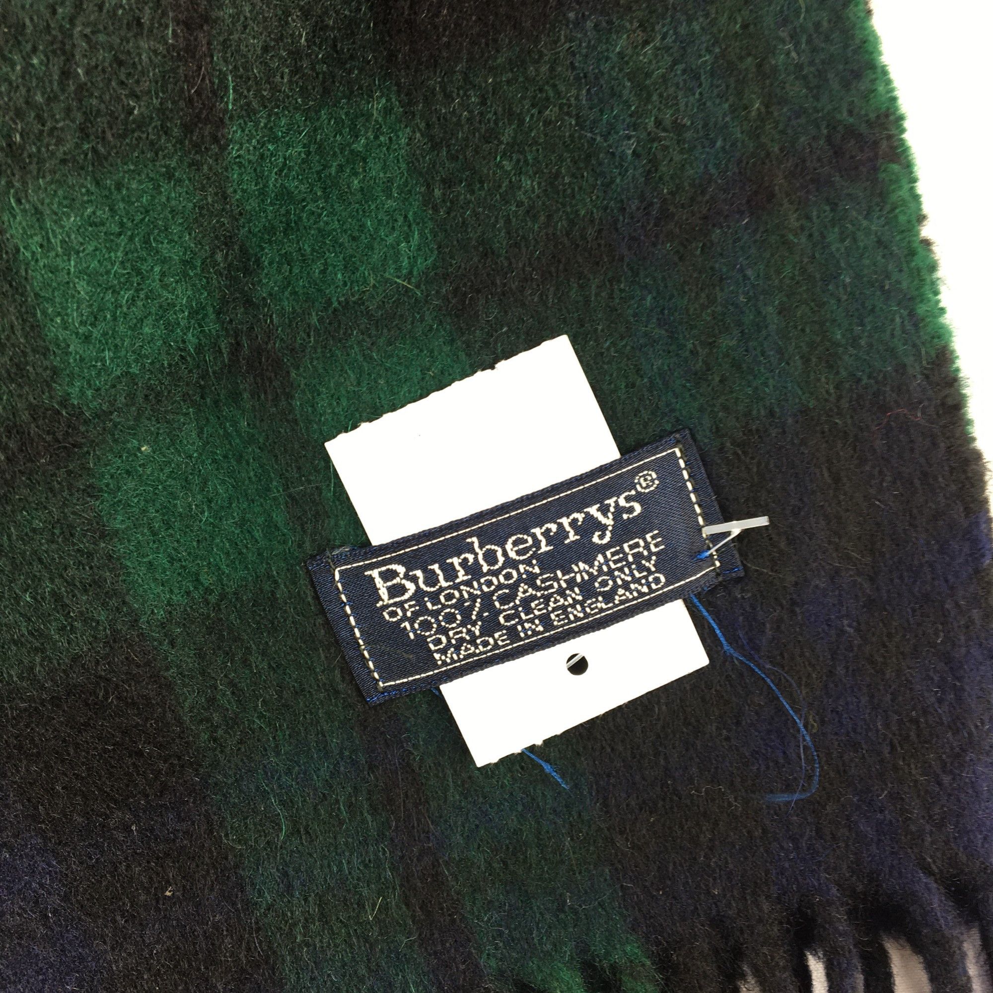 Burberry Vintage Burberry Scarf Cashmere Muffler Plaid Check Scarves Size ONE SIZE - 3 Thumbnail
