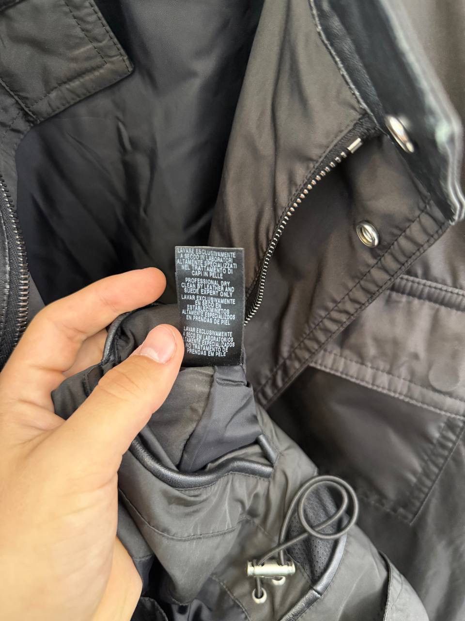 Z Zegna Z Zegna Hidden Nylon leather jacket Size US XXL / EU 58 / 5 - 21 Thumbnail