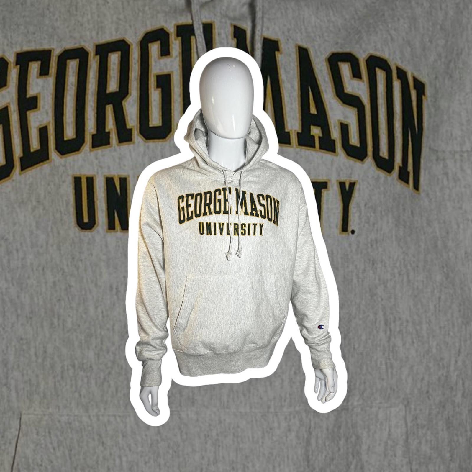 Champion George Mason University Grey Hoodie - Classic Comfort Size US L / EU 52-54 / 3 - 1 Thumbnail
