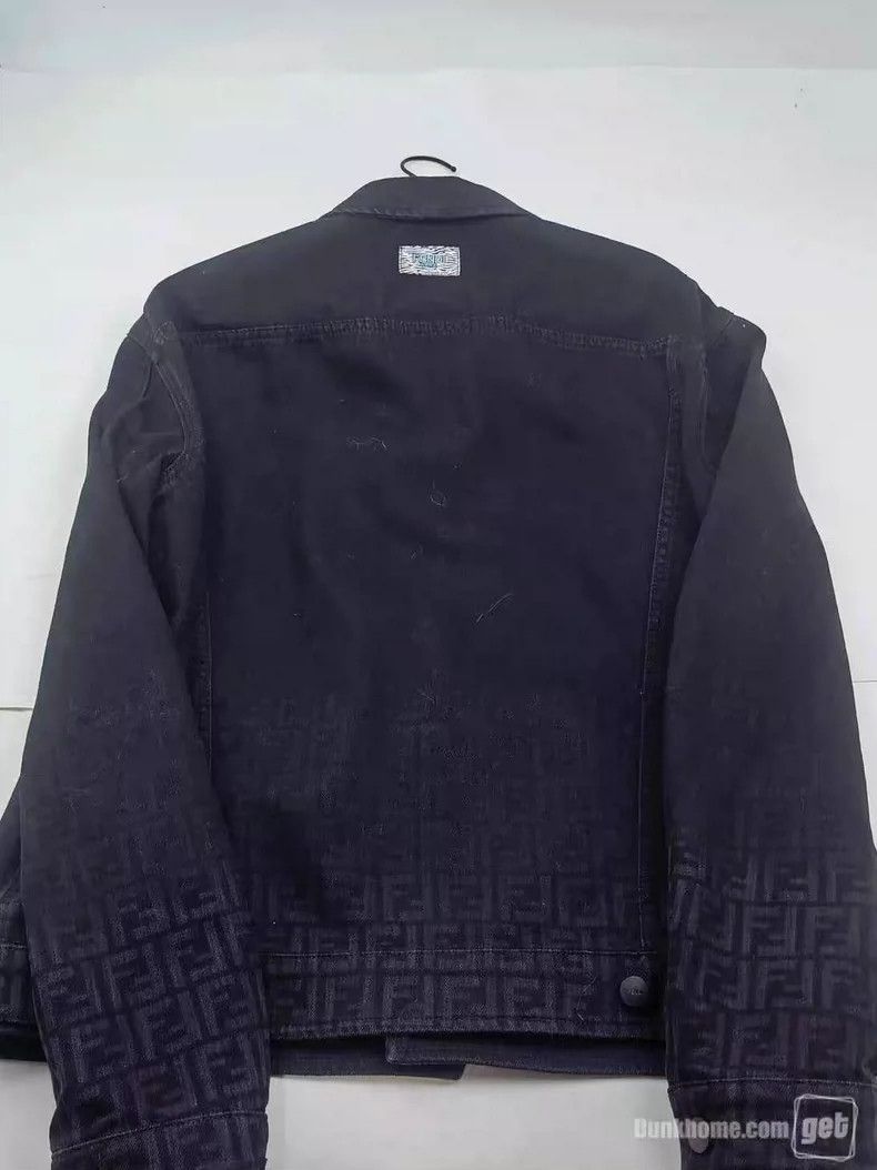 Fendi FENDI Flower patterned denim jacket Size US L / EU 52-54 / 3 - 7 Thumbnail
