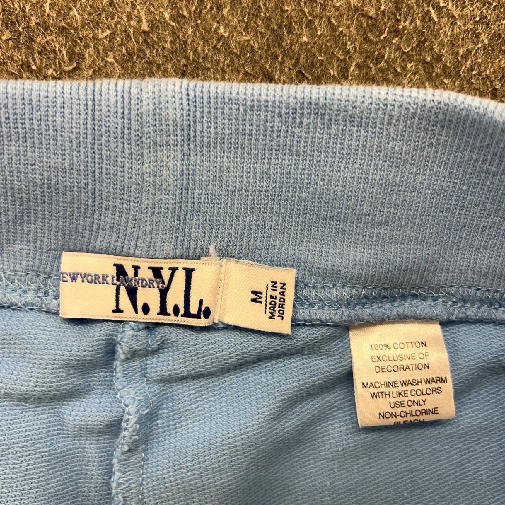 Vintage VINTAGE New York Laundry Shorts Womens M Blue Sweat Cargo Pocket Cotton Y2K 90s Activewear Size 32" / US 10 / IT 46 - 3 Thumbnail