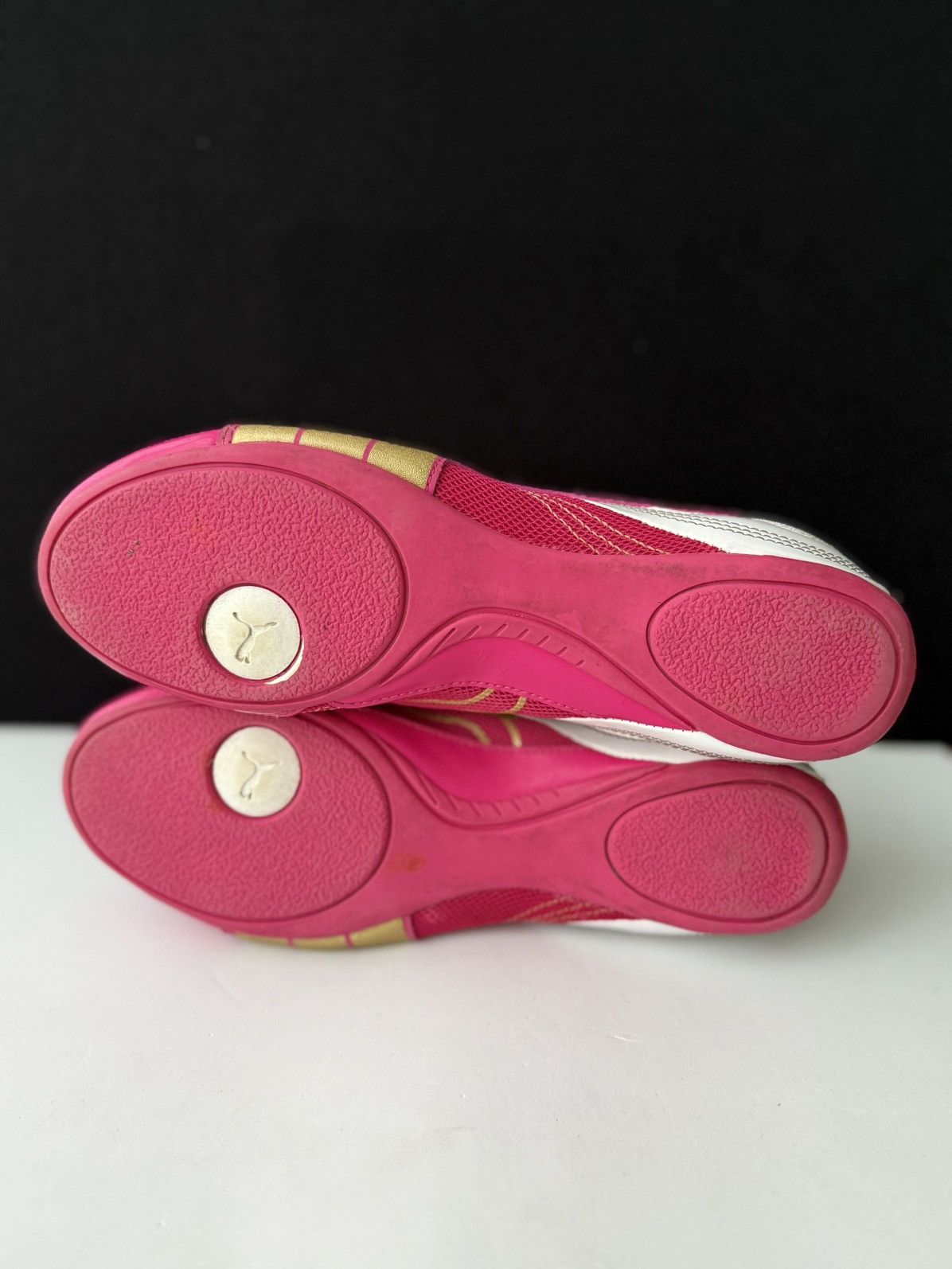 Puma Puma Eco Ortholite Pink Gold Driving Athletic Shoes Size 40 Size US 10 / IT 40 - 8 Thumbnail