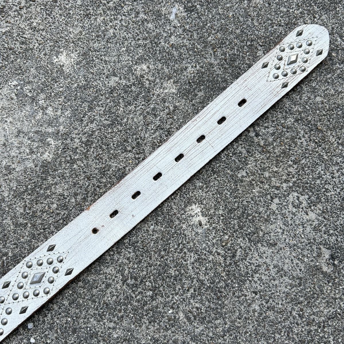 Vintage Vintage studded leather belt (Kapital Style) Size ONE SIZE - 12 Thumbnail